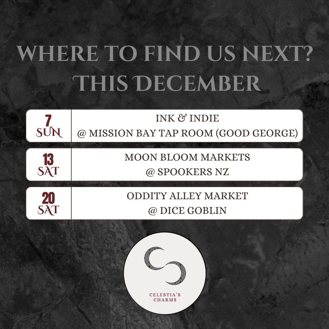 Where I’ll be this December: Market Line-up