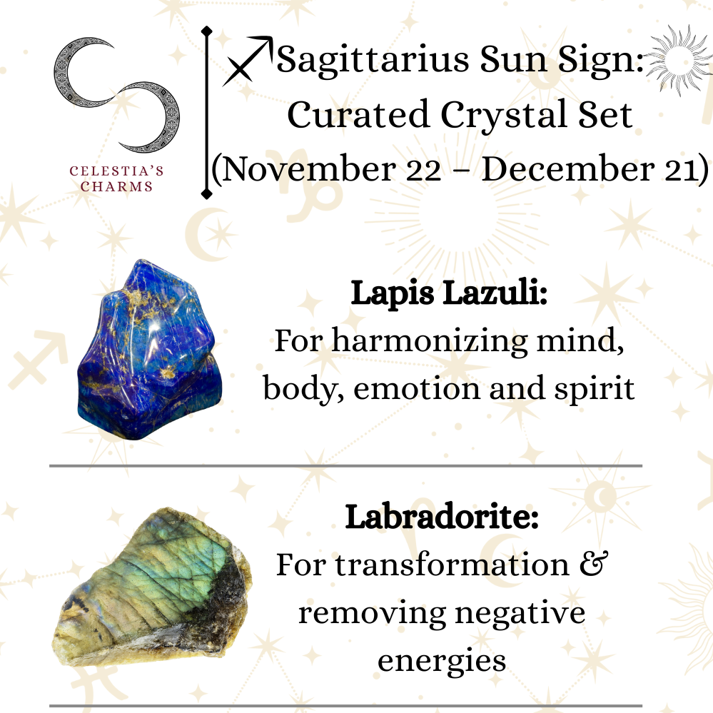 Crystals for Sagittarius Sun Sign (November 22 - December 21)