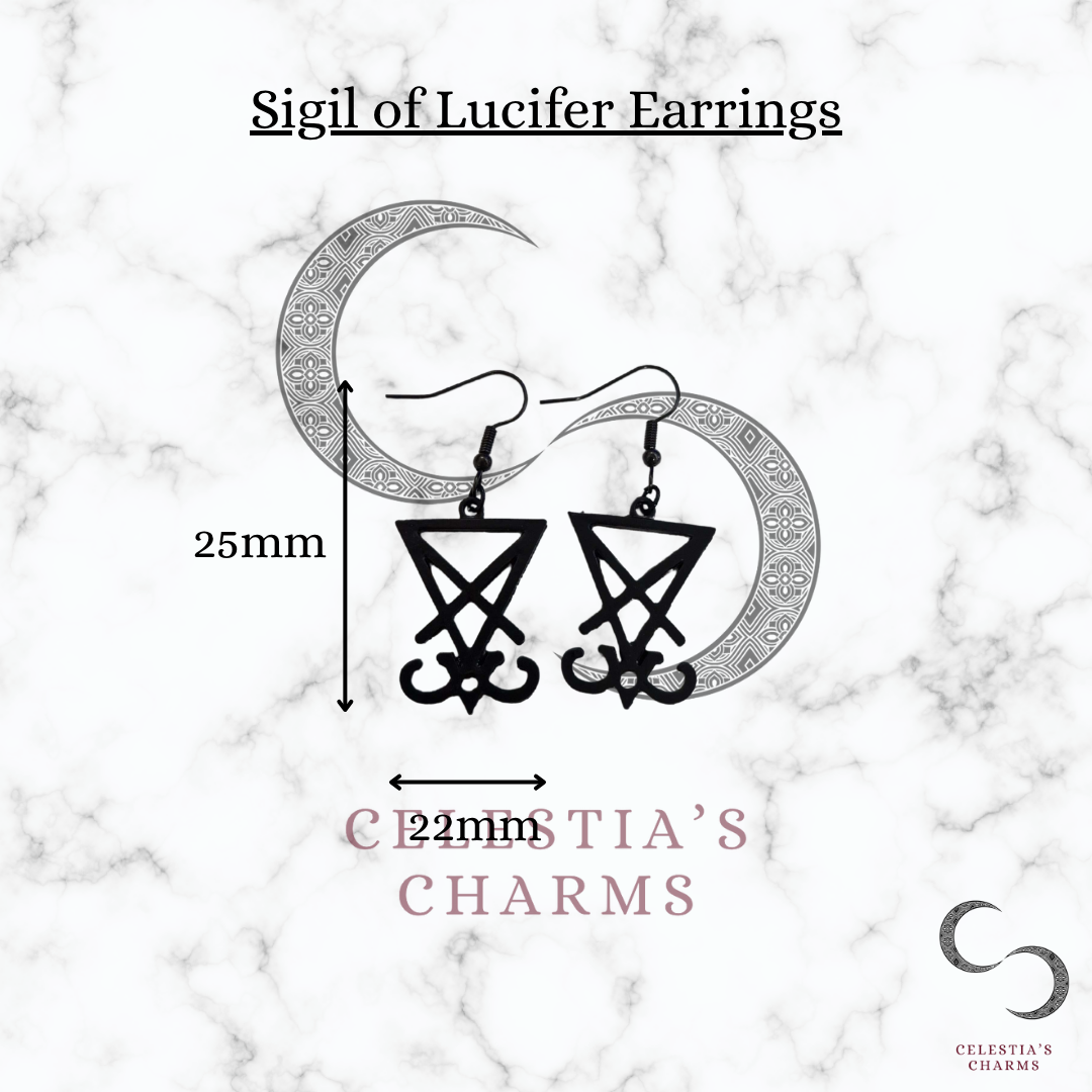 Sigil of Lucifer Earrings