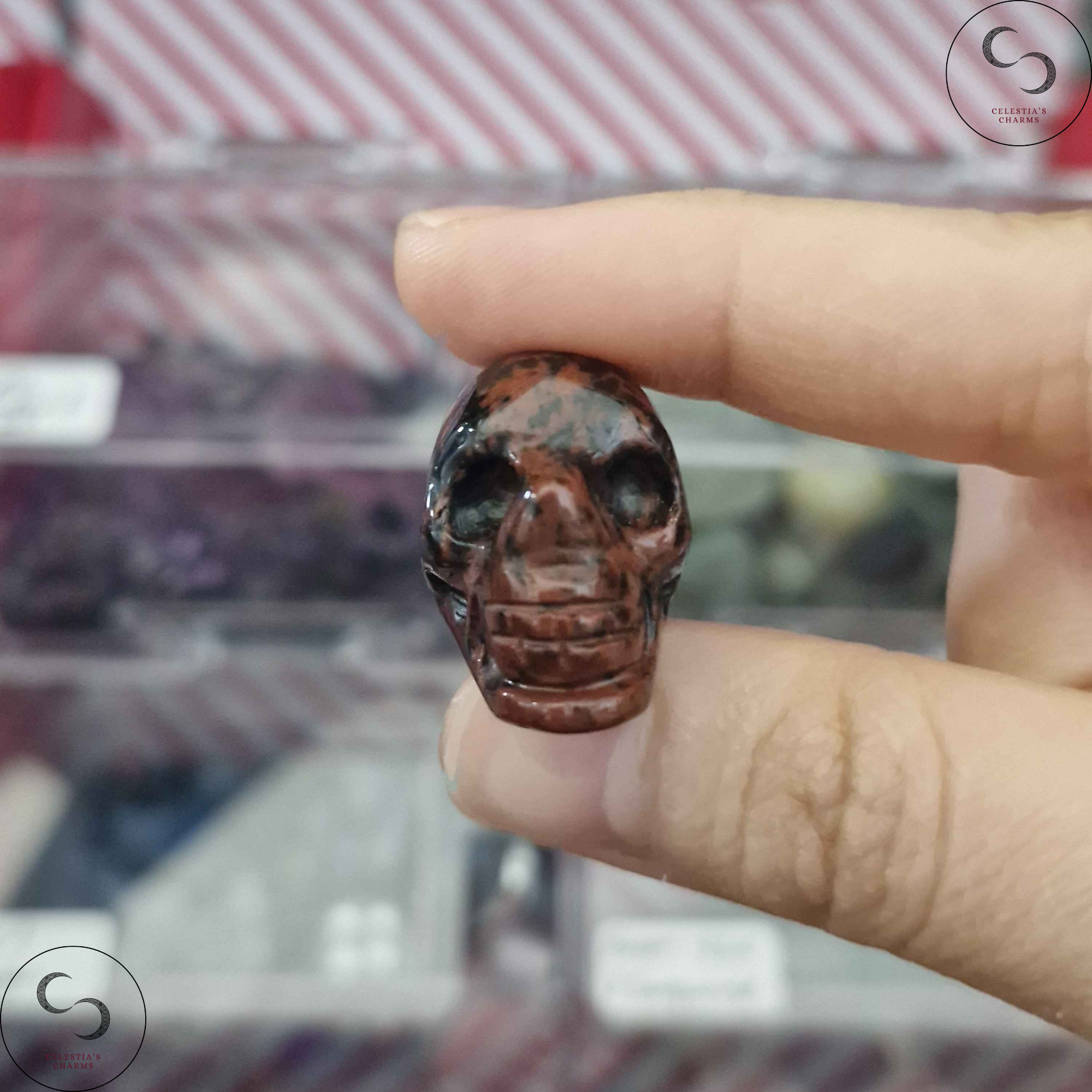 Crystal Skull Front | Celestia's Charms