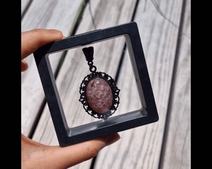 Nocturne Antique Style Crystal Pendant.gif | Celestia's Charms