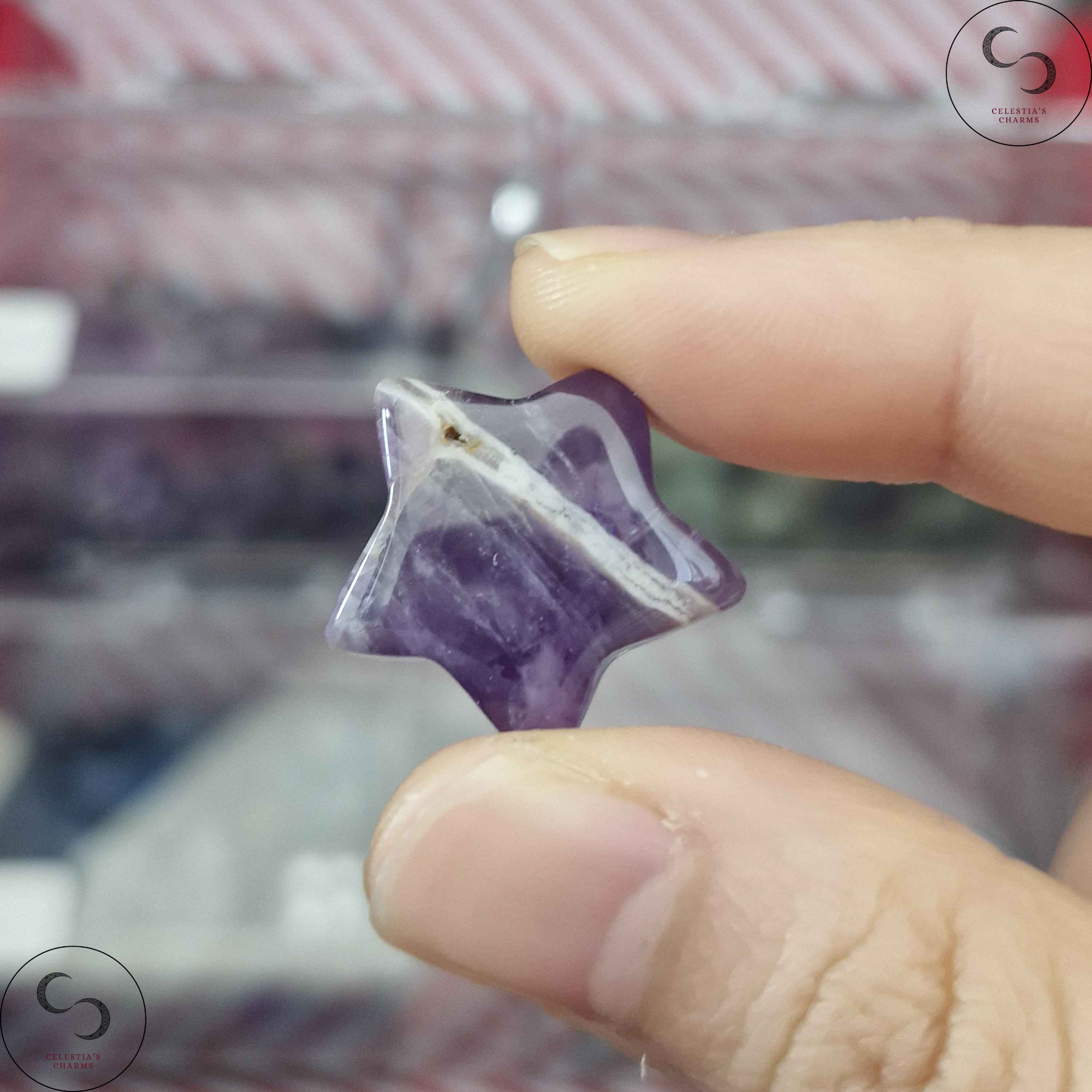Amethyst Crystal Star | Celestia's Charms
