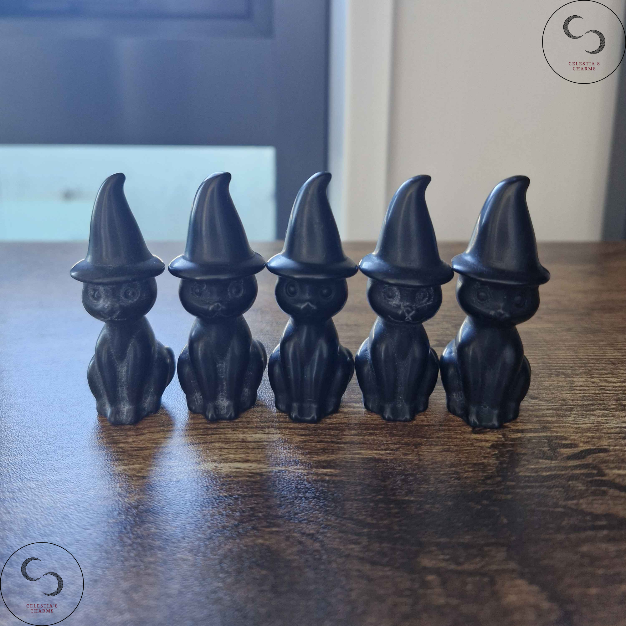 Obsidian Witch Cats | Celestia's Charms