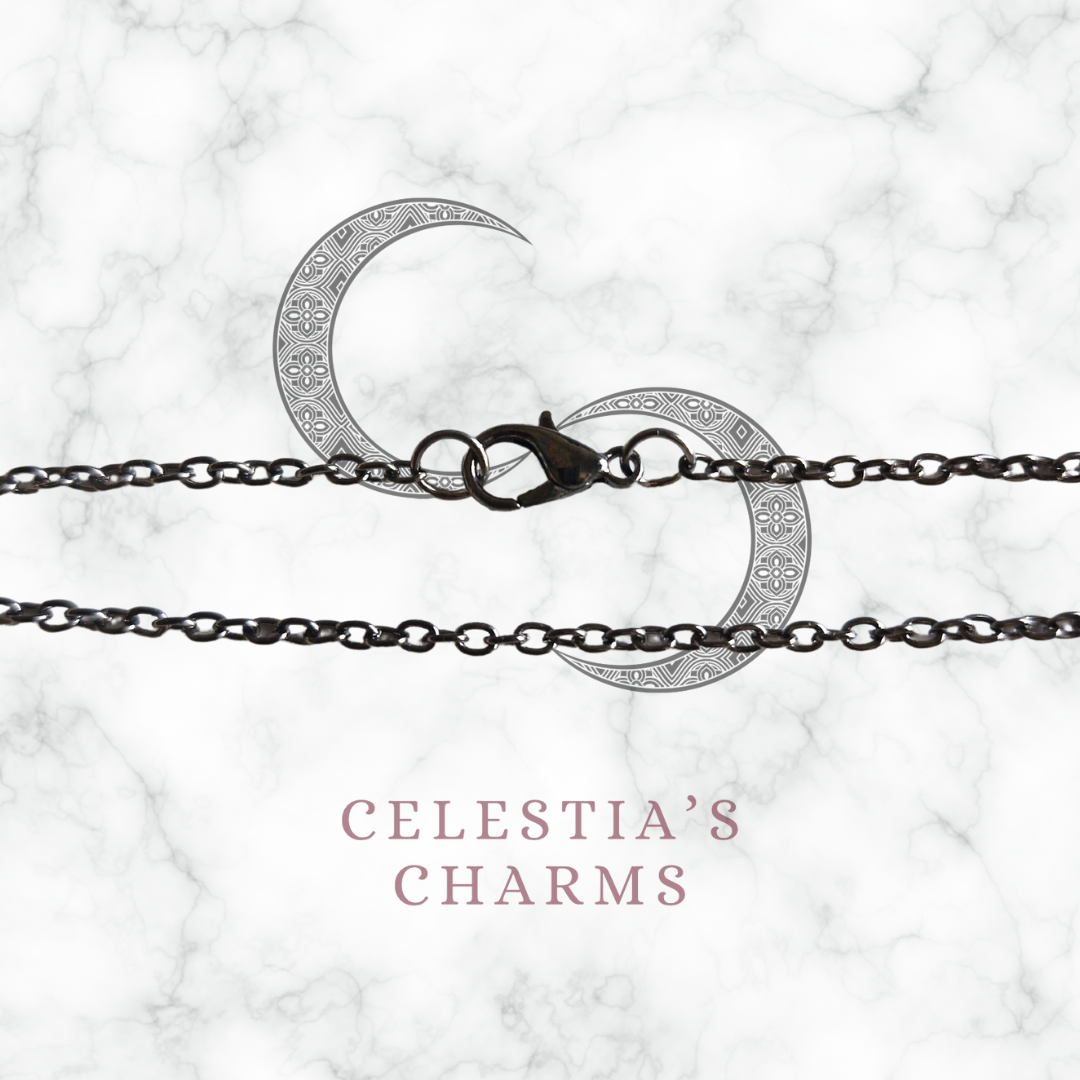 Gunmetal Stainless Steel Chain | Celestia's Charms