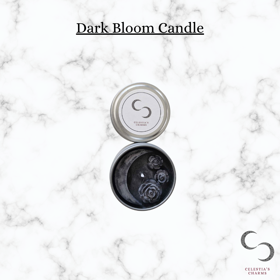 Dark Bloom Candle | Celestia's Charms