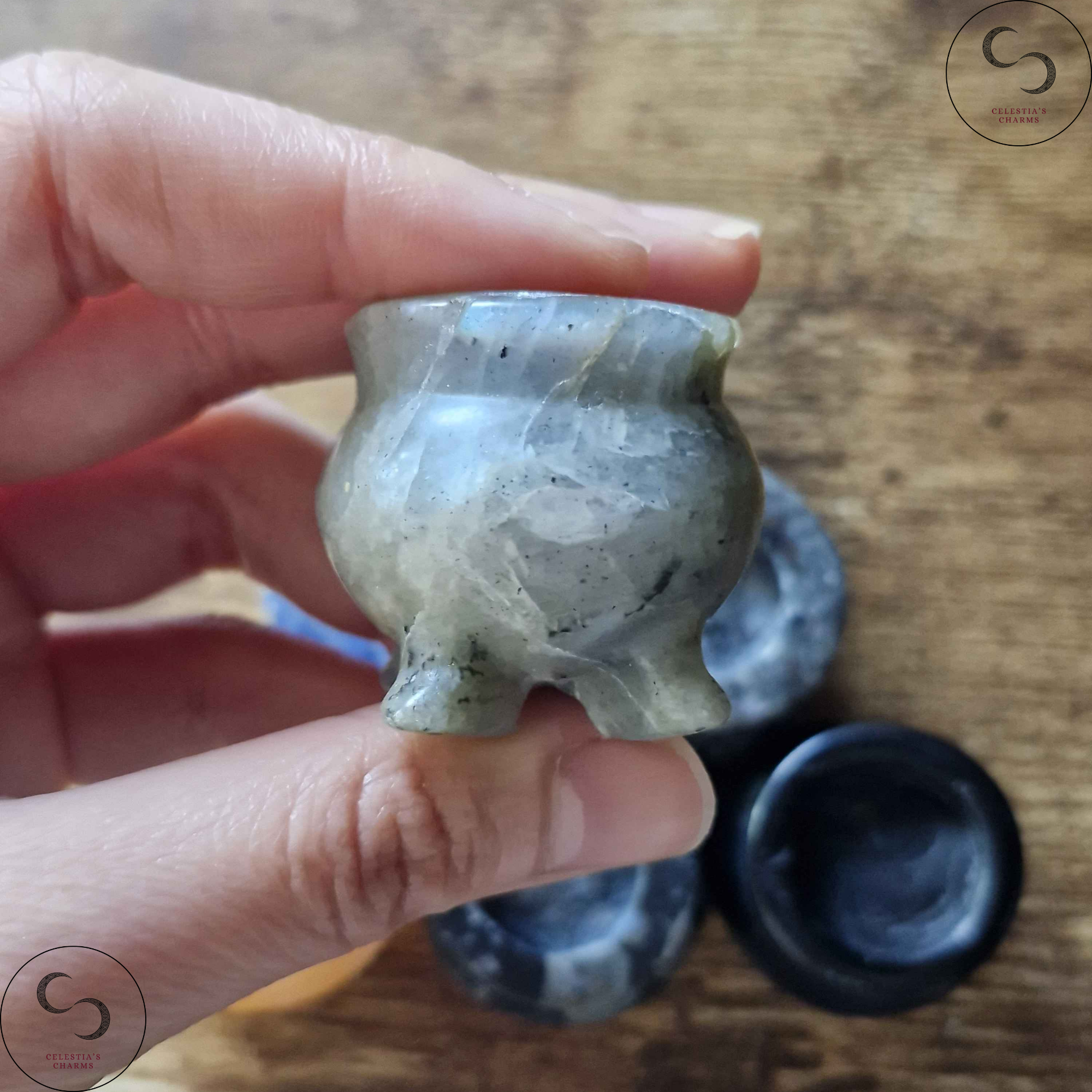 Crystal Cauldron Labradorite | Celestia's Charms