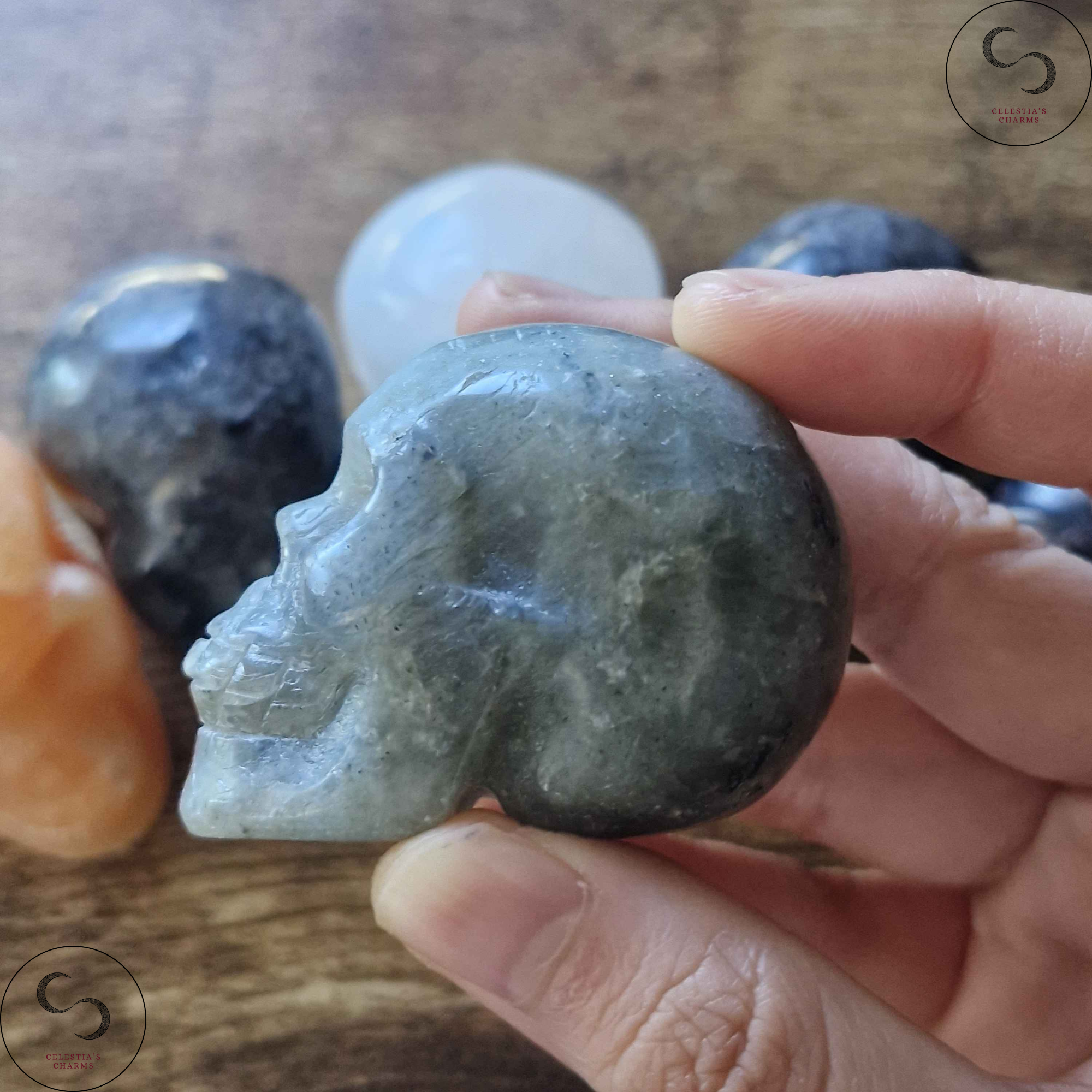 Crystal Skulls Labradorite | Celestia's Charms