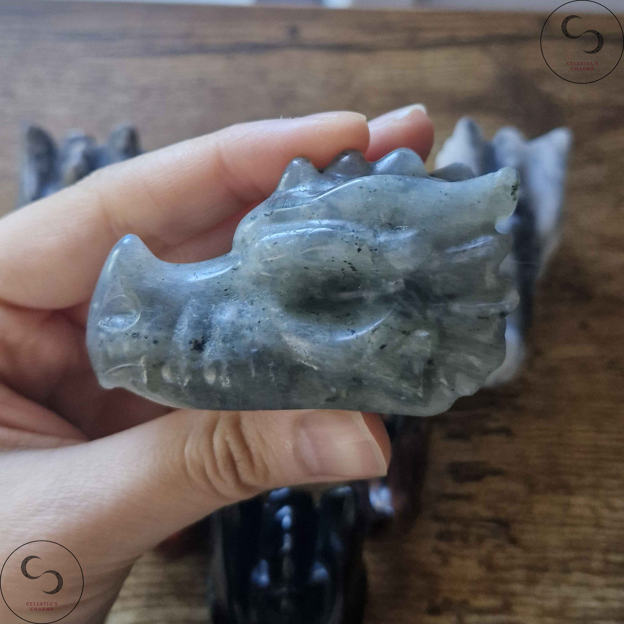Dragon Heads Labradorite | Celestia's Charms