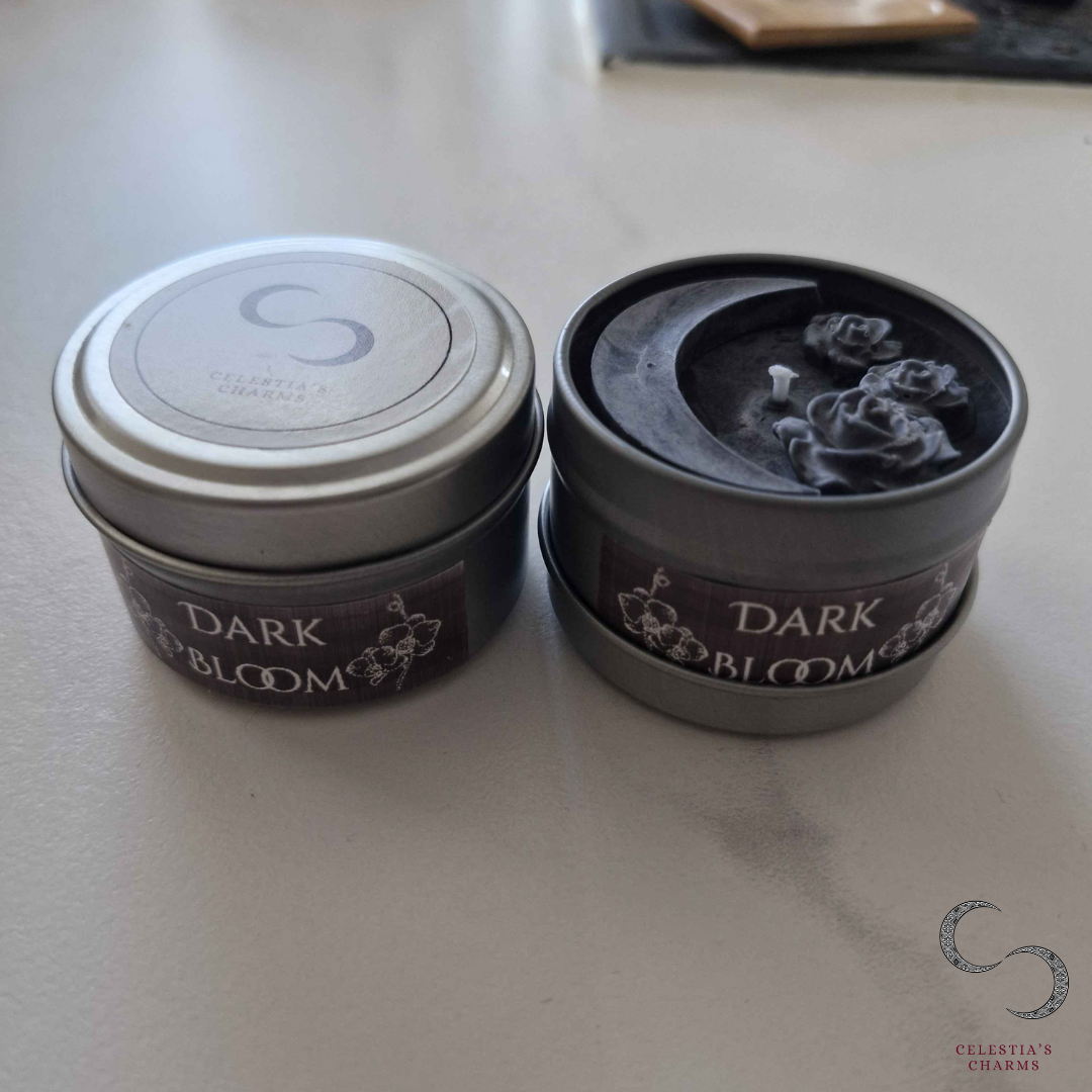 Dark Bloom Candle Spring Equinox Ritual Candle | Celestia's Charms