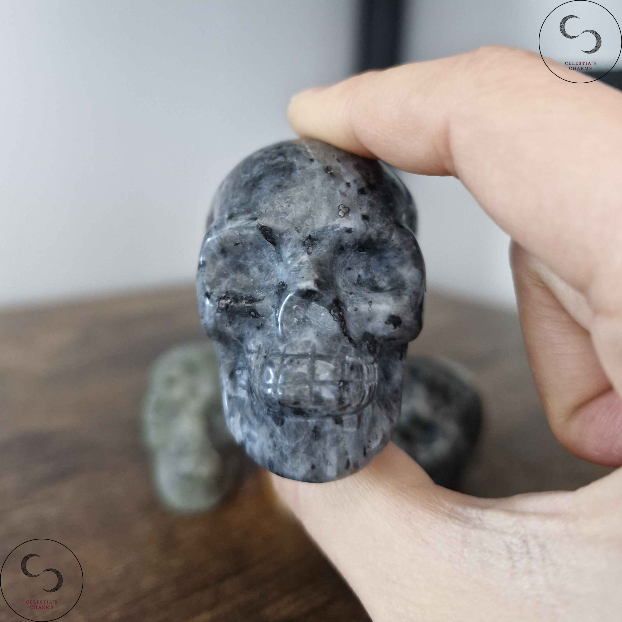 Crystal Skulls Medium Front | Celestia's Charms