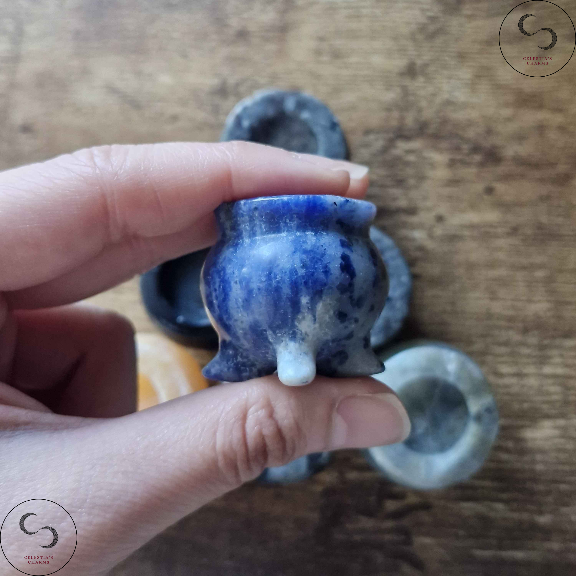Crystal Cauldron Sodalite | Celestia's Charms