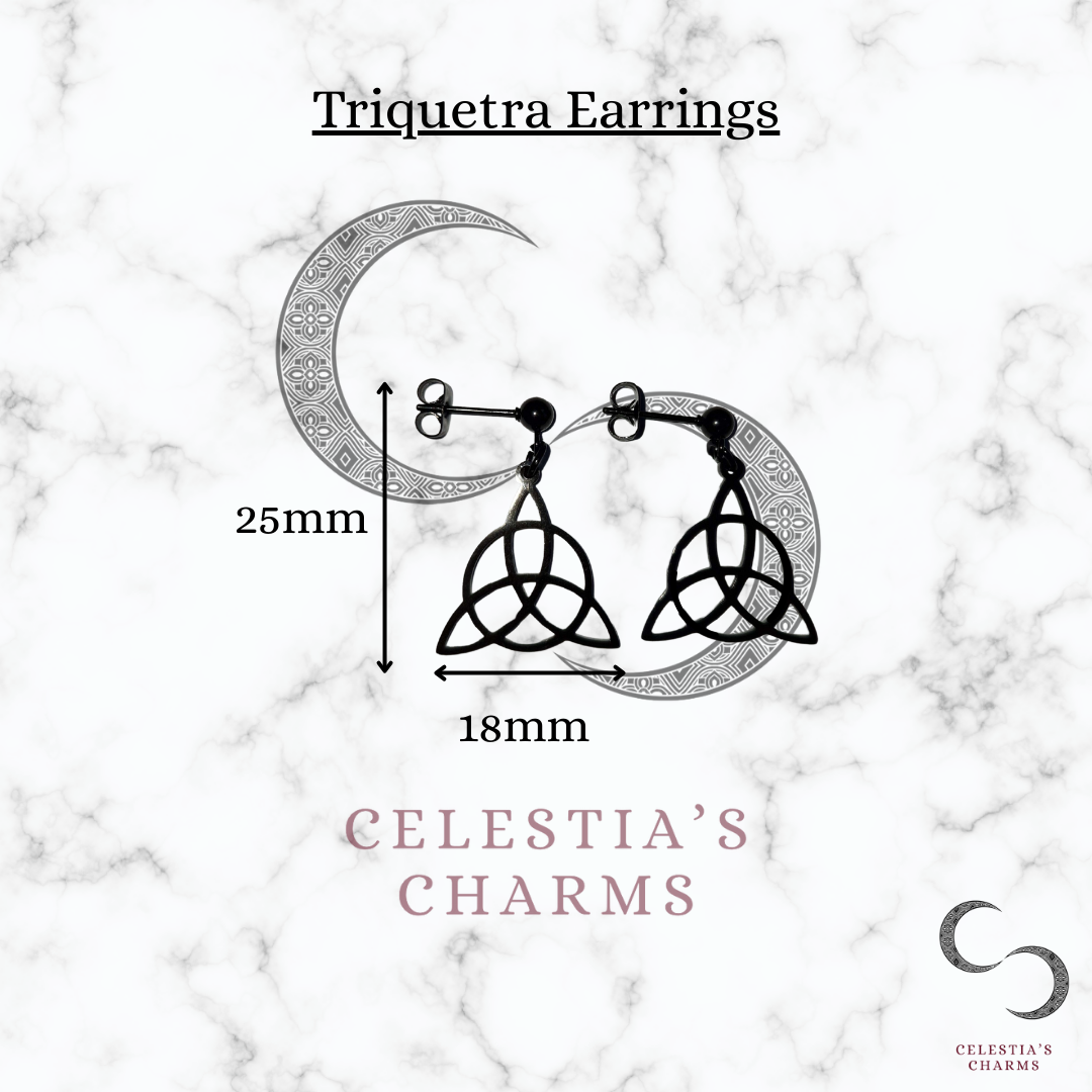Triquetra Celtic Knot Earrings