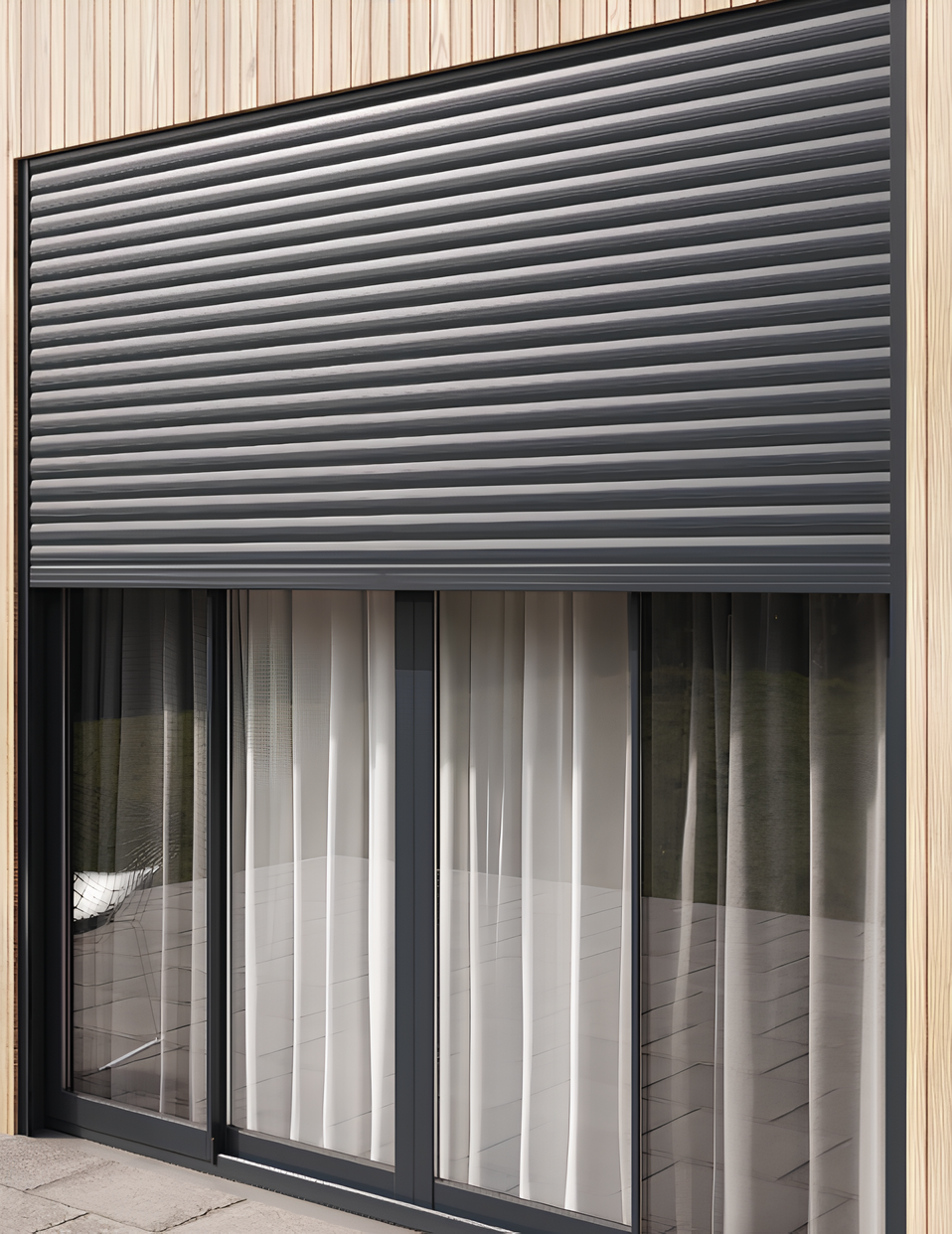 Volet roulant Titan, Coffre tunnel