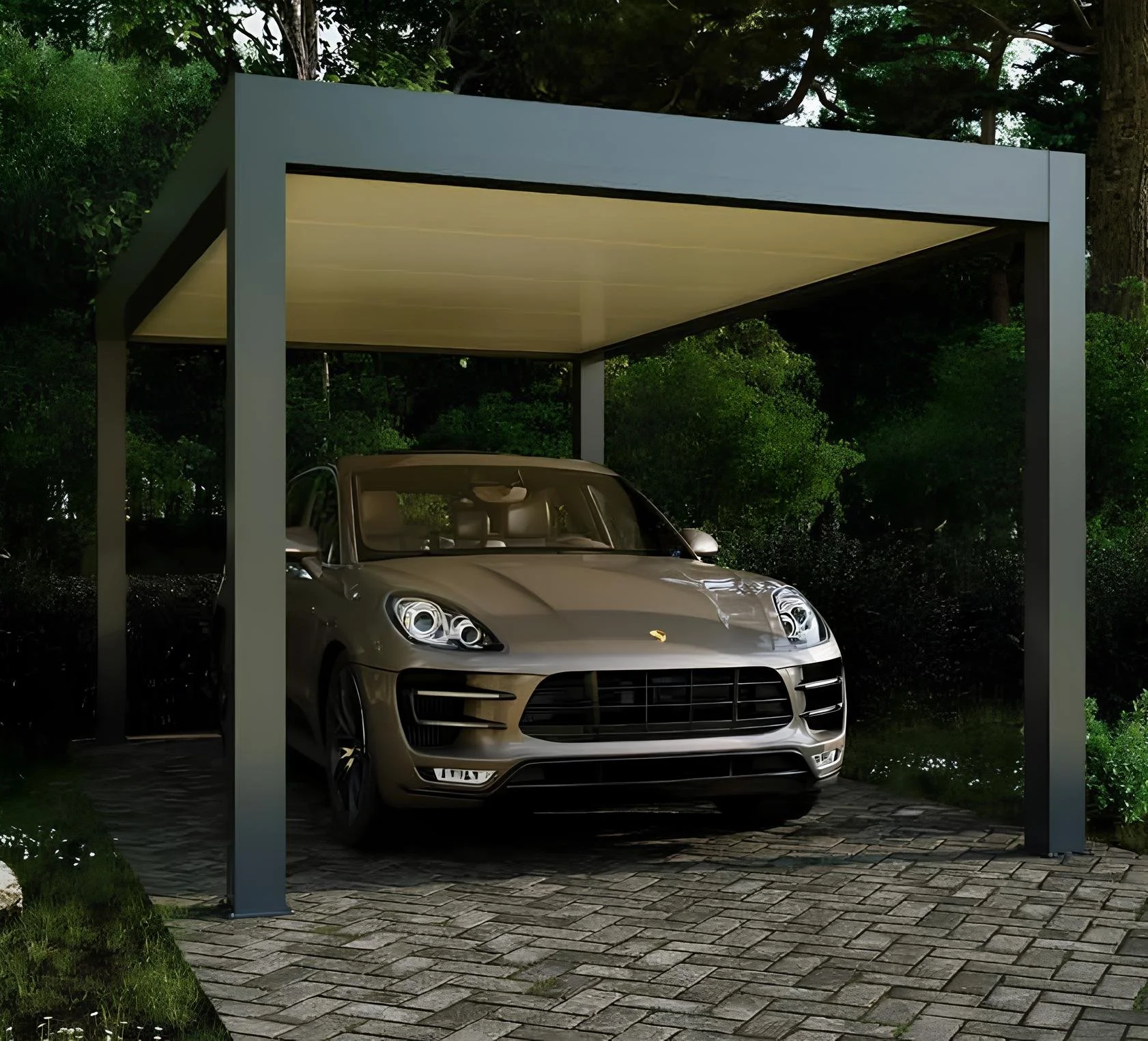 Carport toit plat Grandlux