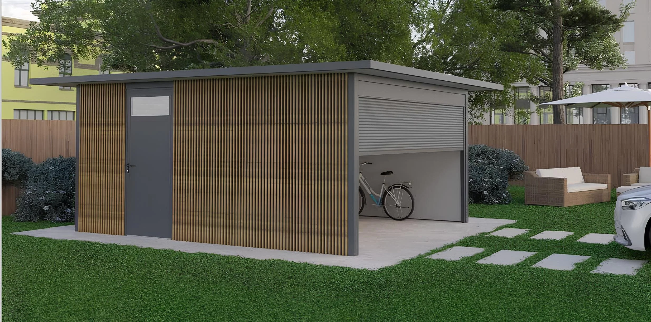 Tasseau en aluminium bois chêne doré