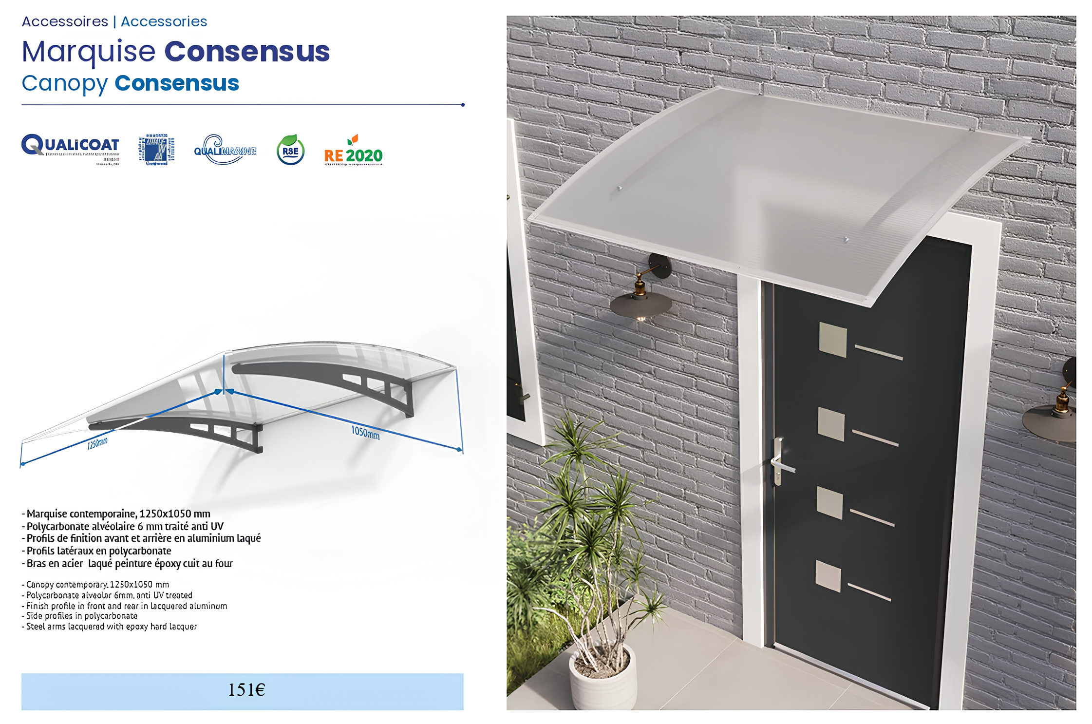 Marquise de Porte Contemporaine