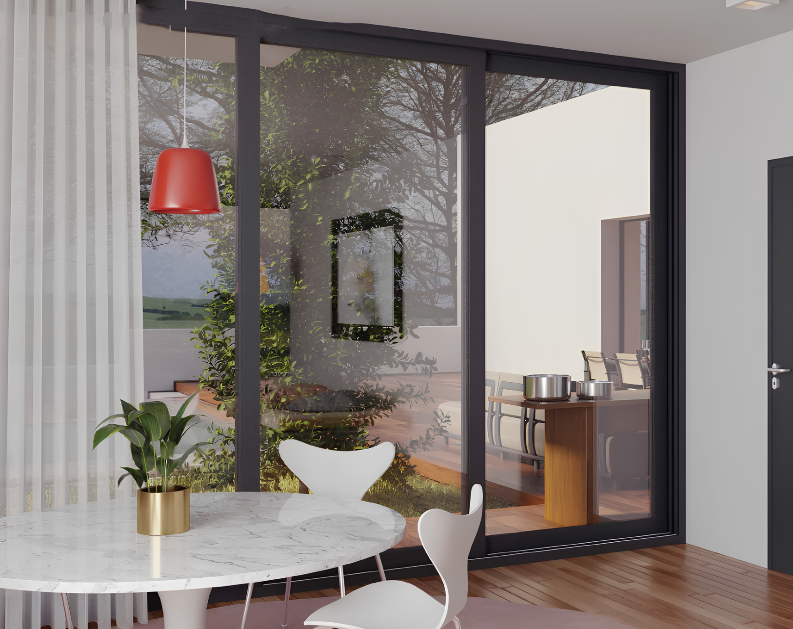 Baie levant-coulissante