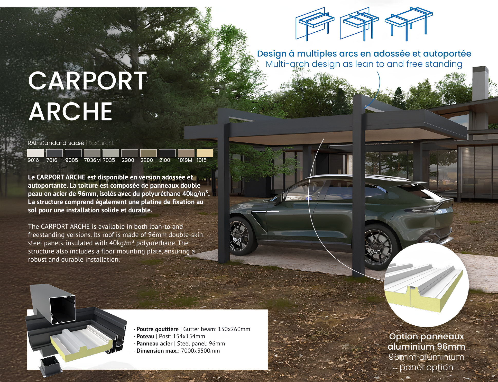 Carport Arche