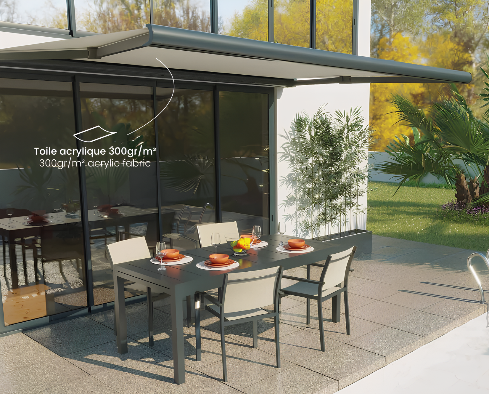 Store-Banne Coffre intégral : Soléal