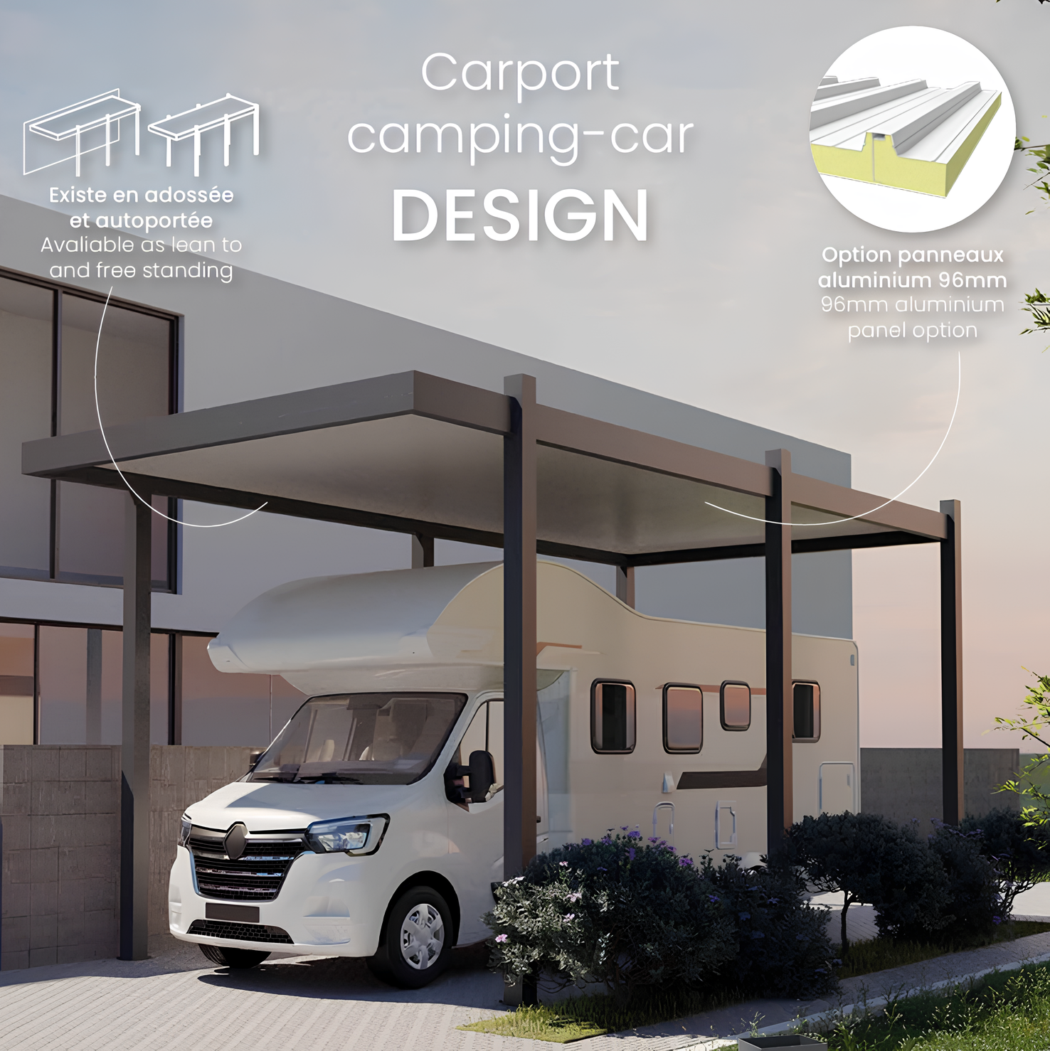Carport Camping-Car Design