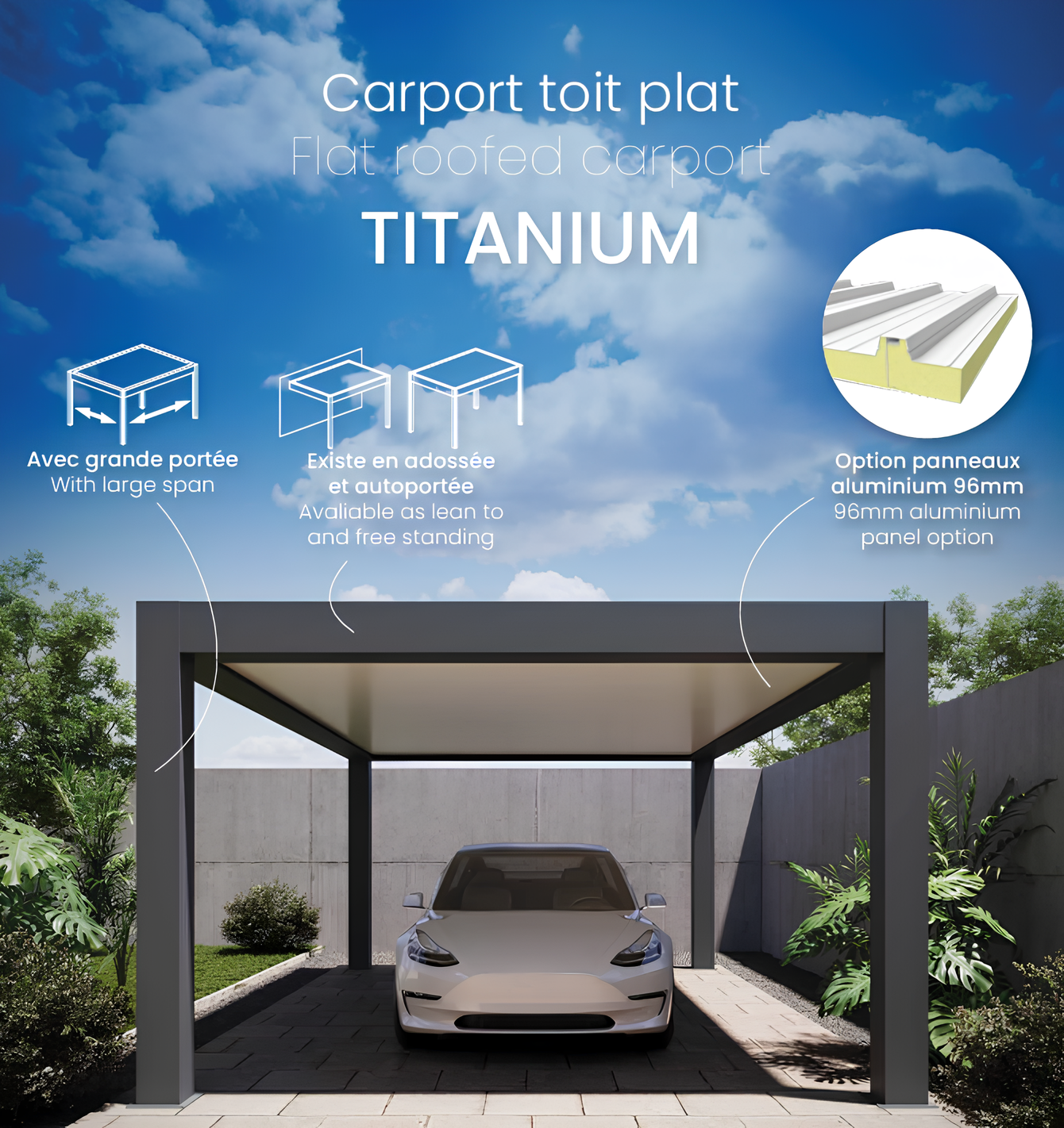 Carport Titanium