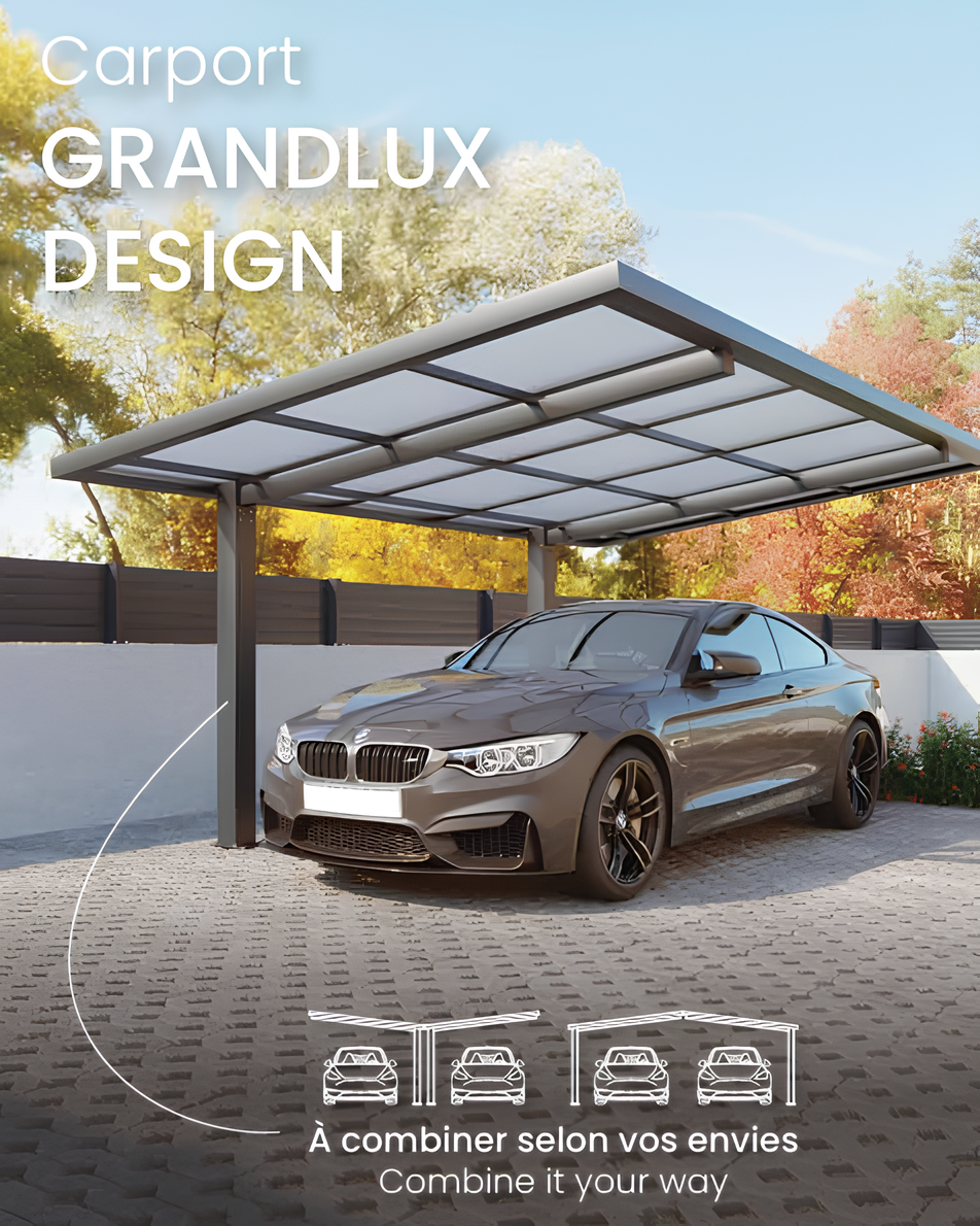 Carport Grandlux Cintré