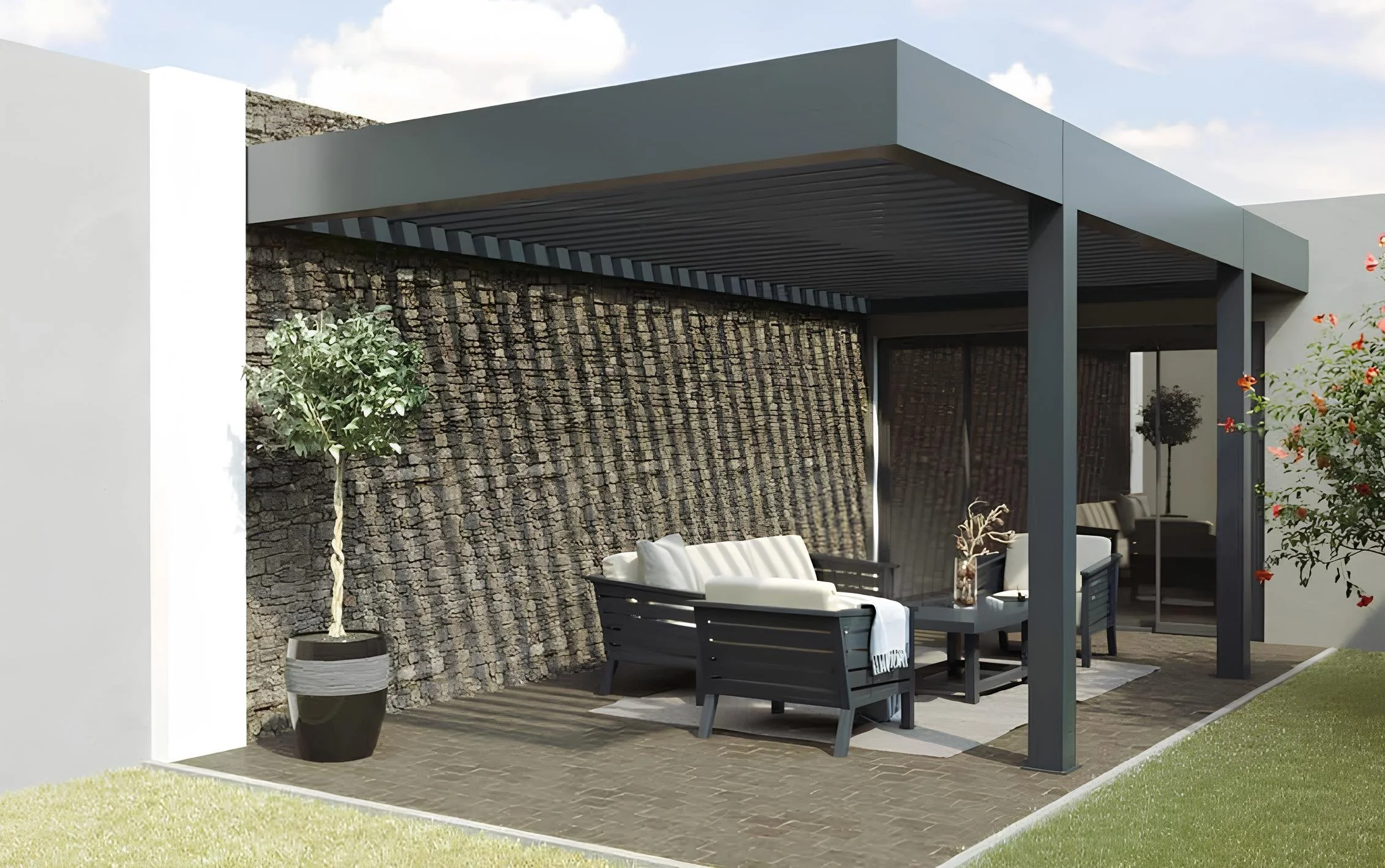 Suncontrol Iv Poteau Déporté