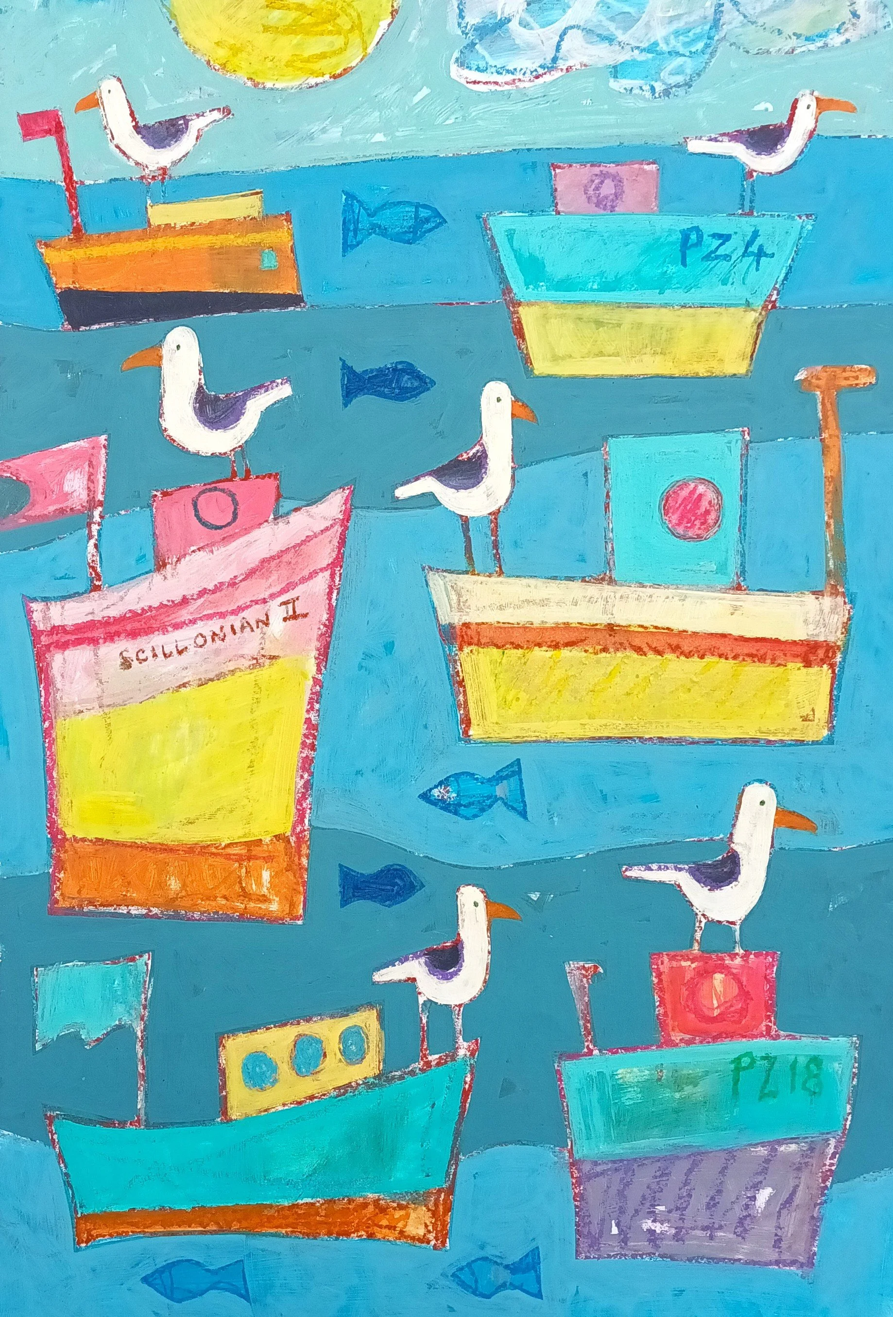 I.O.S. Boats Giclee Print £75.00