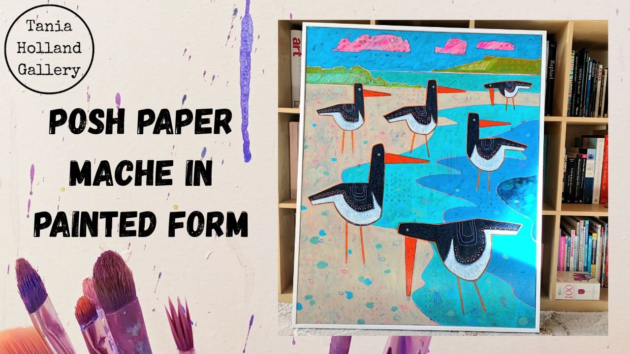 Posh Paper Mache in Painted Form