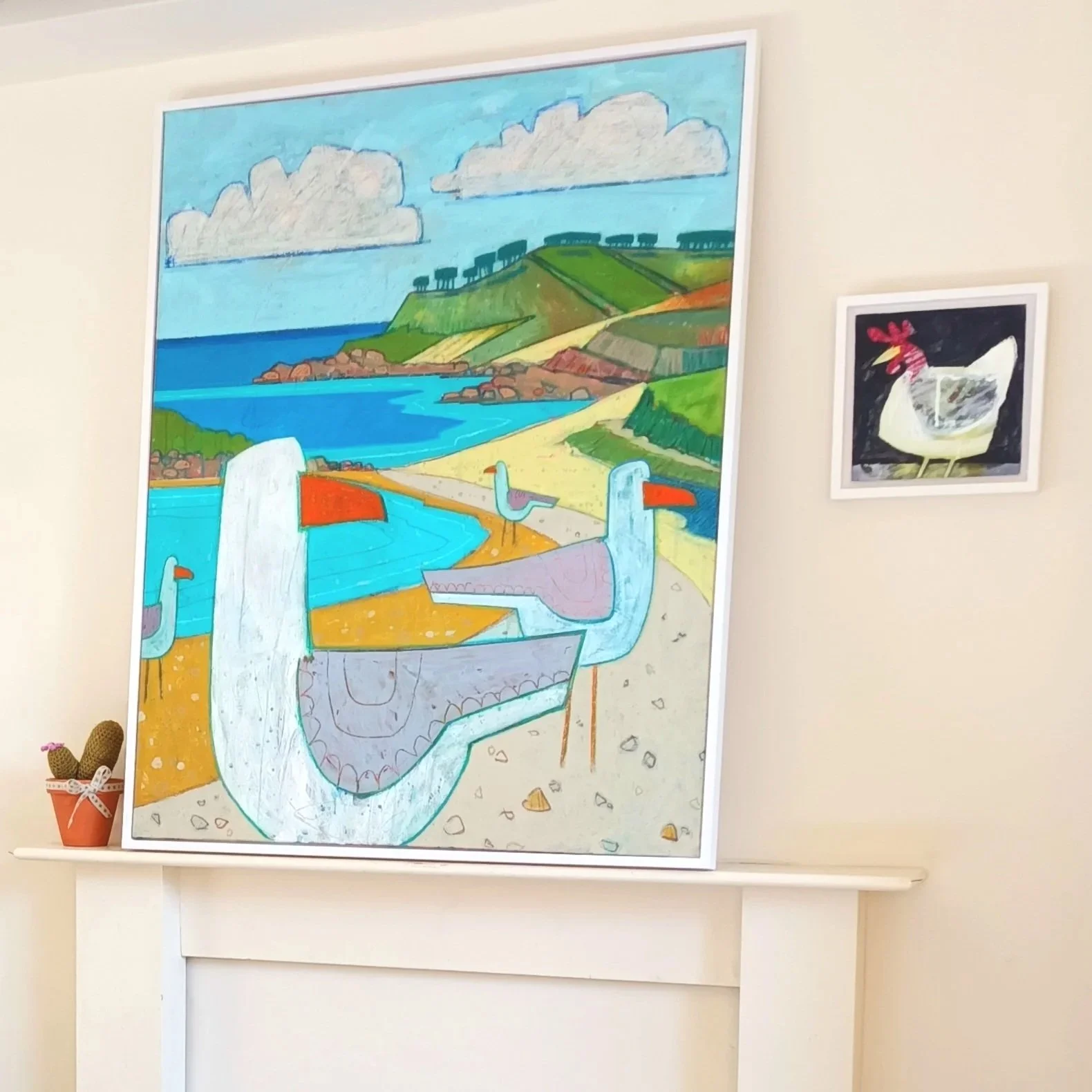 Seagulls At Pelistry Giclee Print