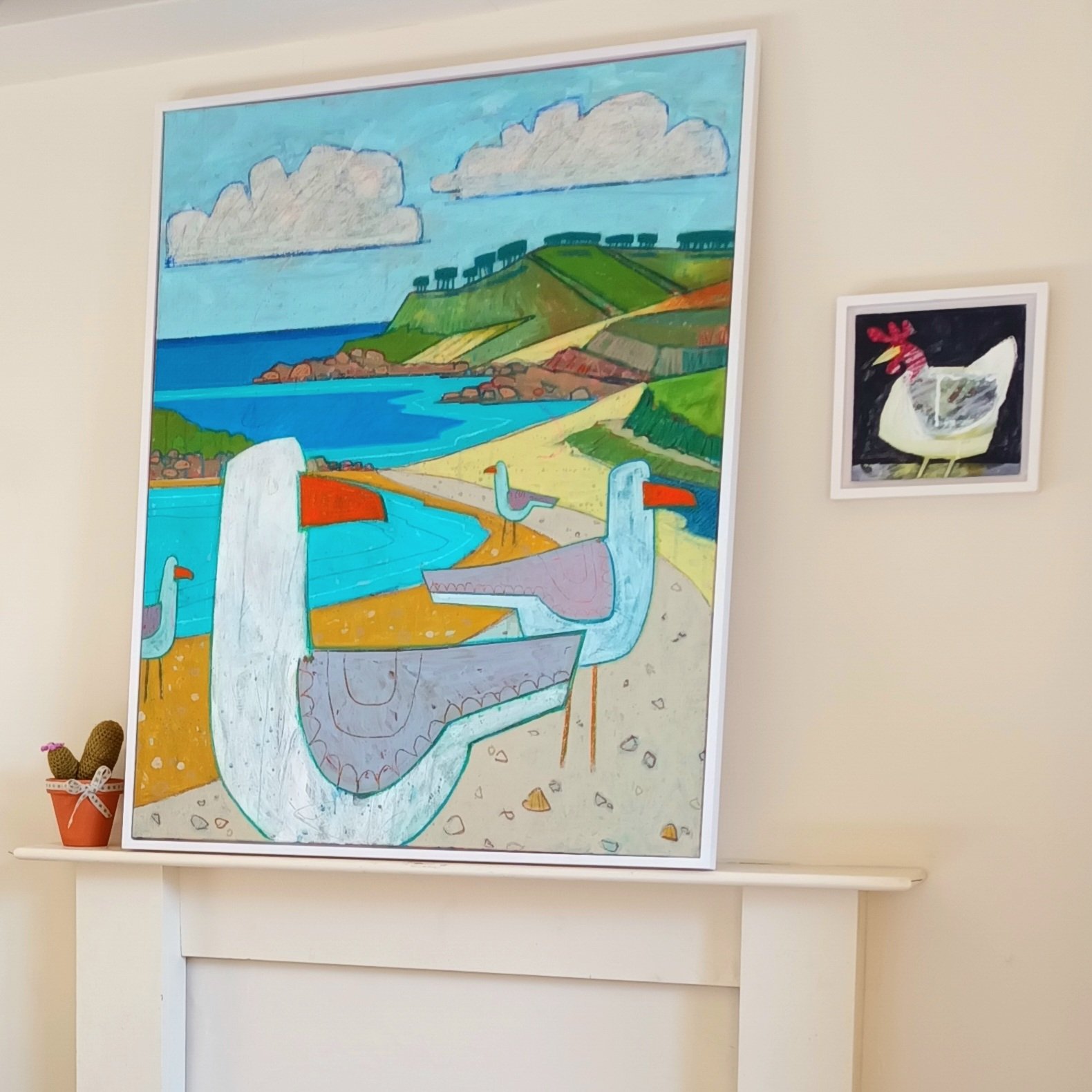Seagulls At Pelistry Giclee Print