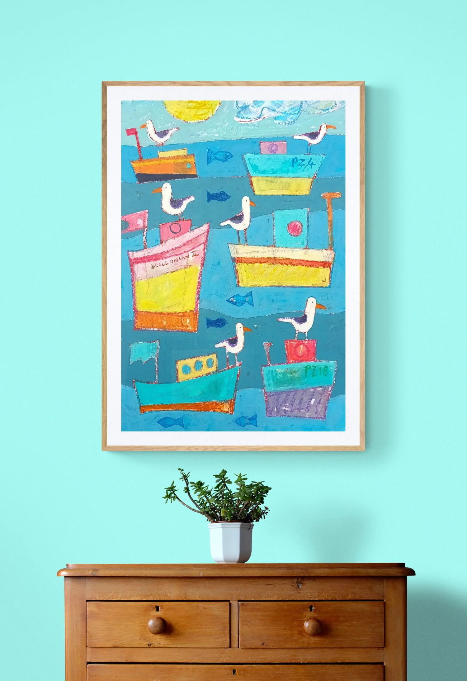 I.O.S. Boats, Giclee Print 12 x 16 in £65.00