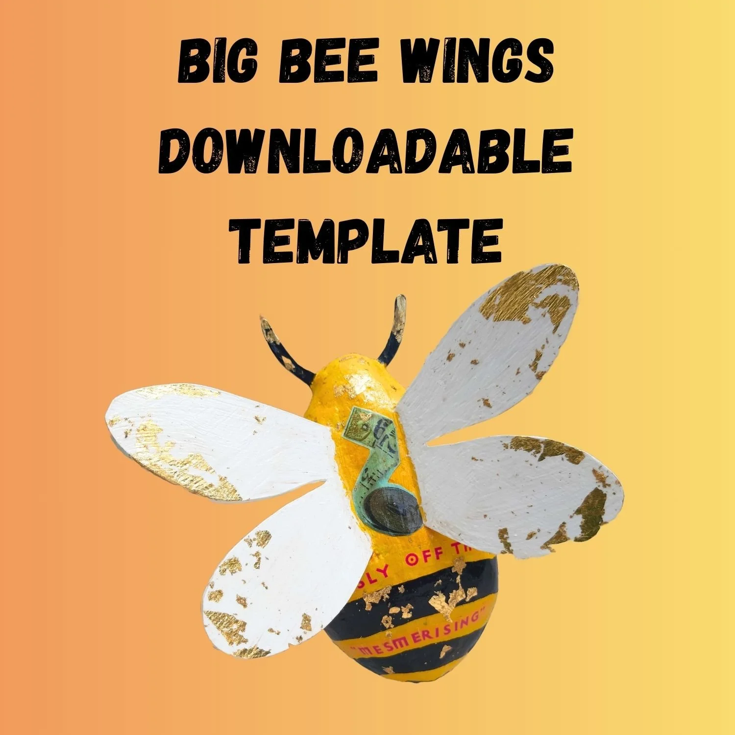 Big Bee Wings Downloadable Template