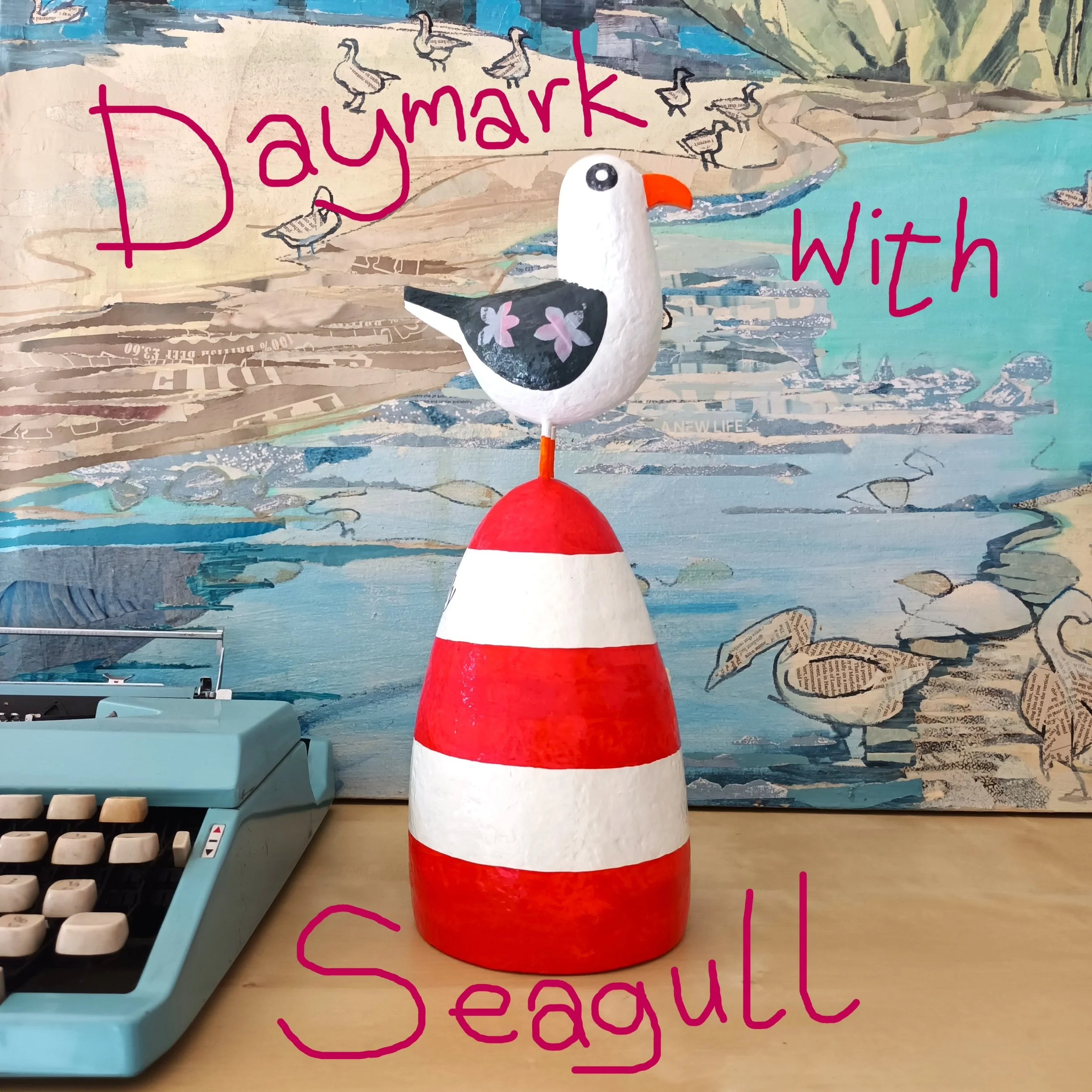 Daymark With Seagull