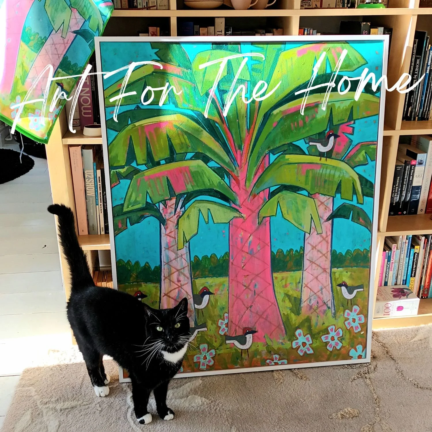 Palms With Sparrows, Giclee print £65.00