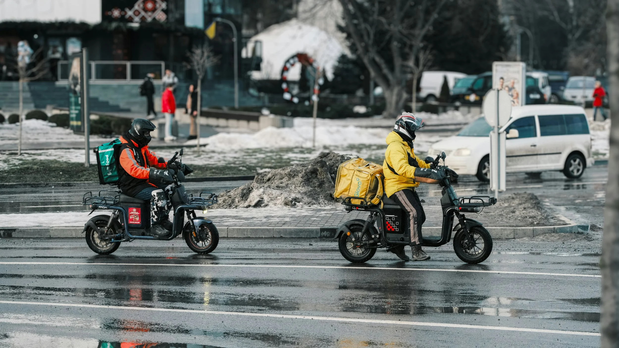 Study of the value of flexible work for local delivery couriers
