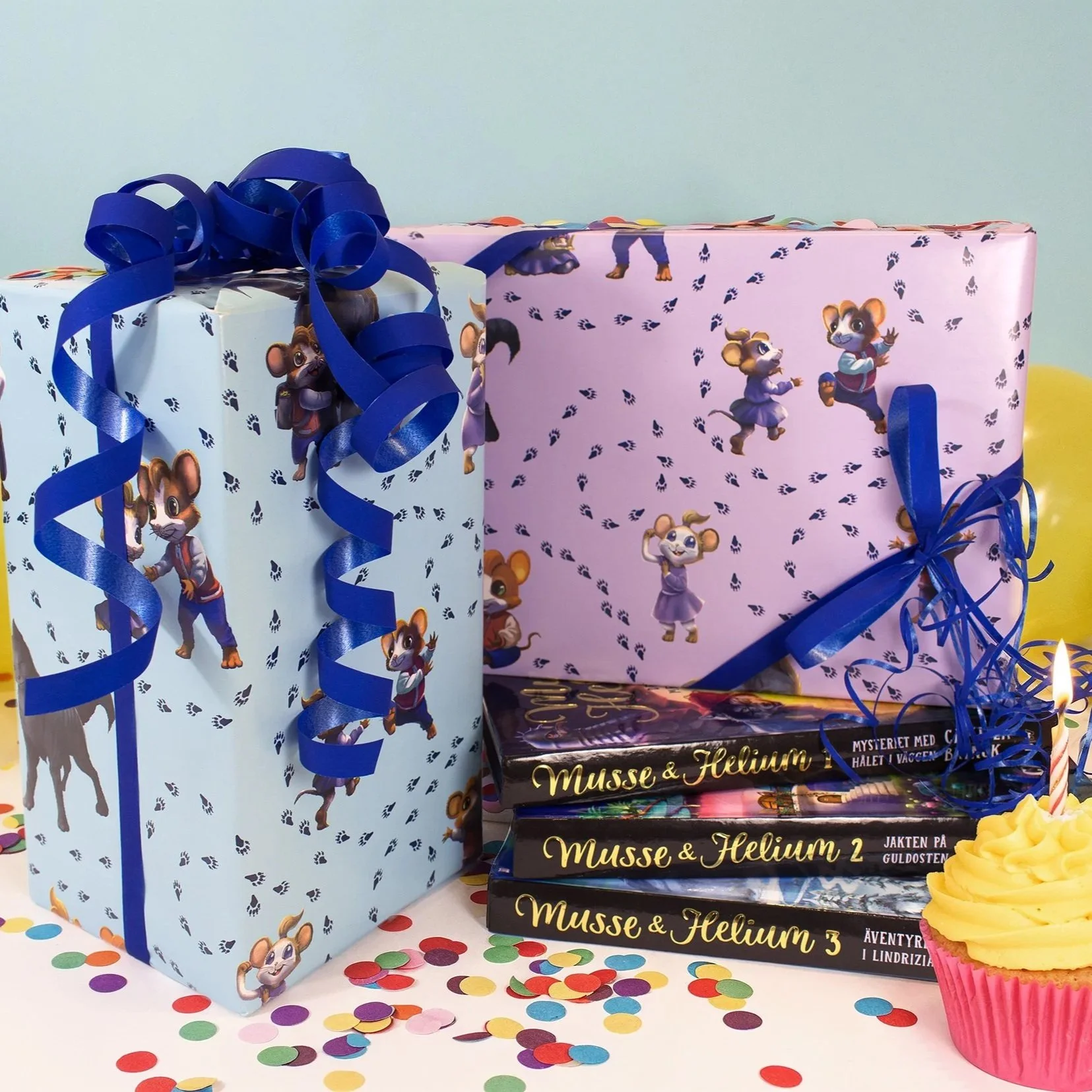 Musse & Helium Presentpapper