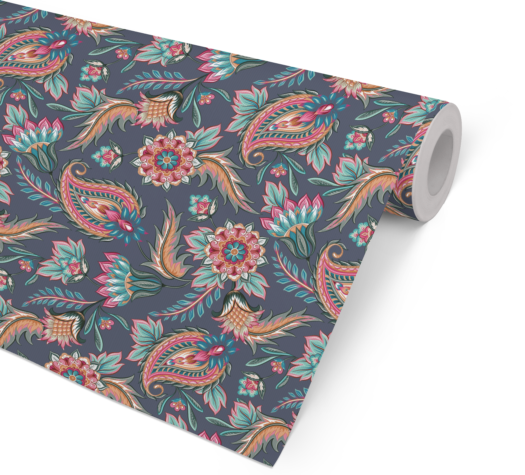 Paisley Mörkblå