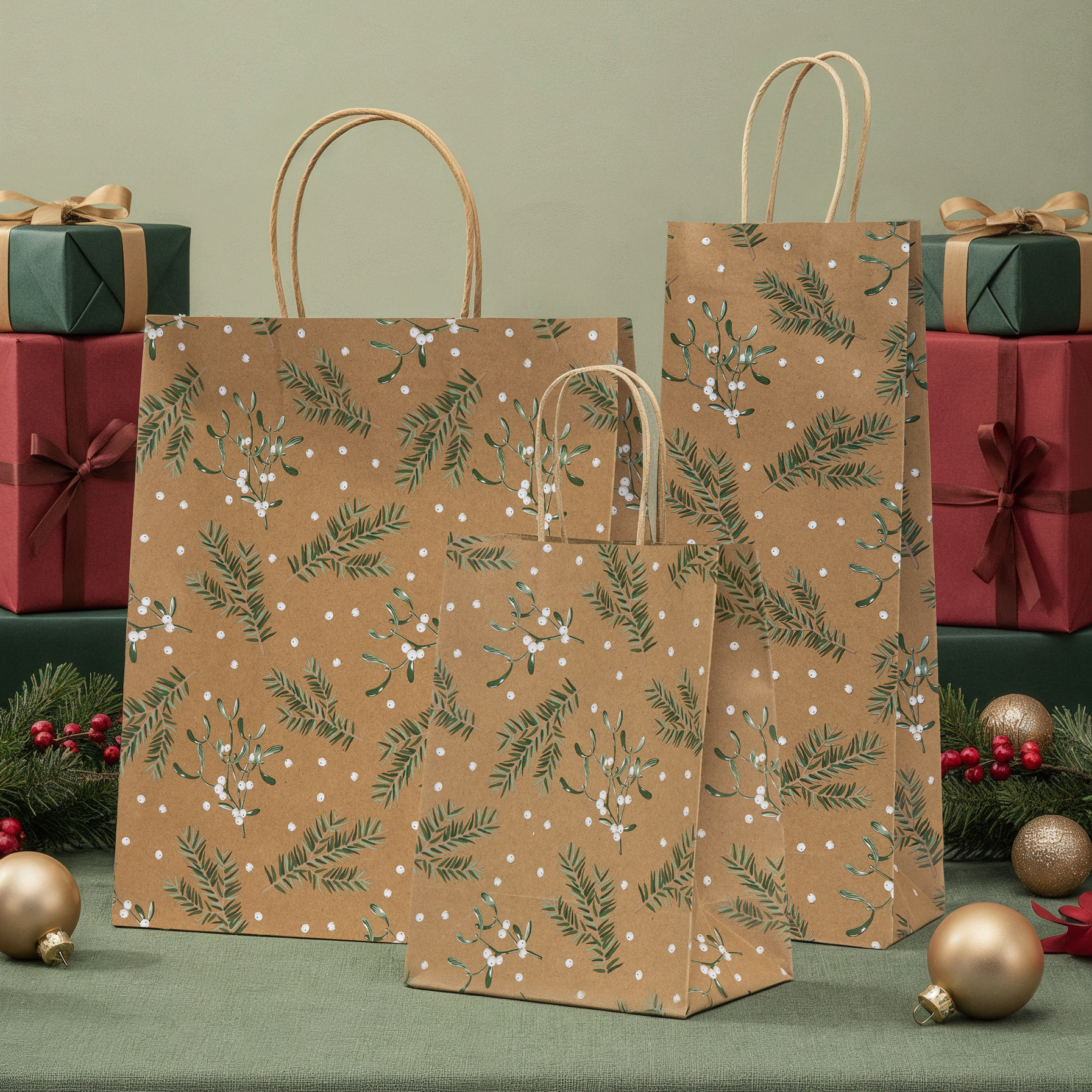 Mistletoe Kraftpåsar