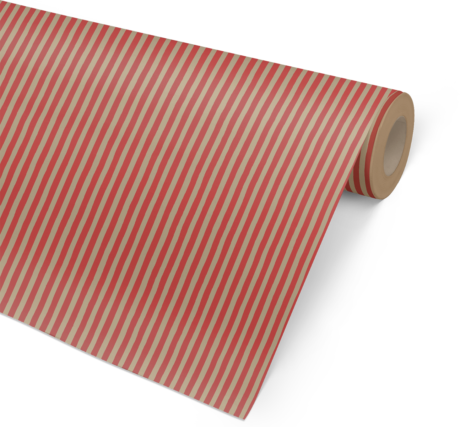 Floating Stripes - Red & Gold