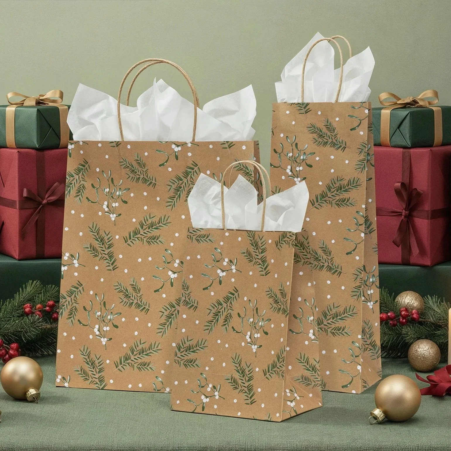 Mistletoe Kraftpåsar