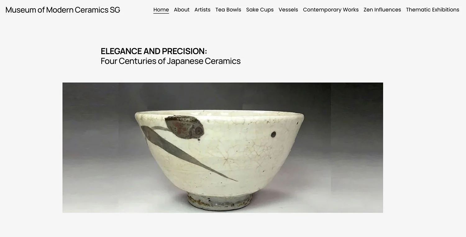 Un Chawan au Museum of Modern Ceramics de Singapour.