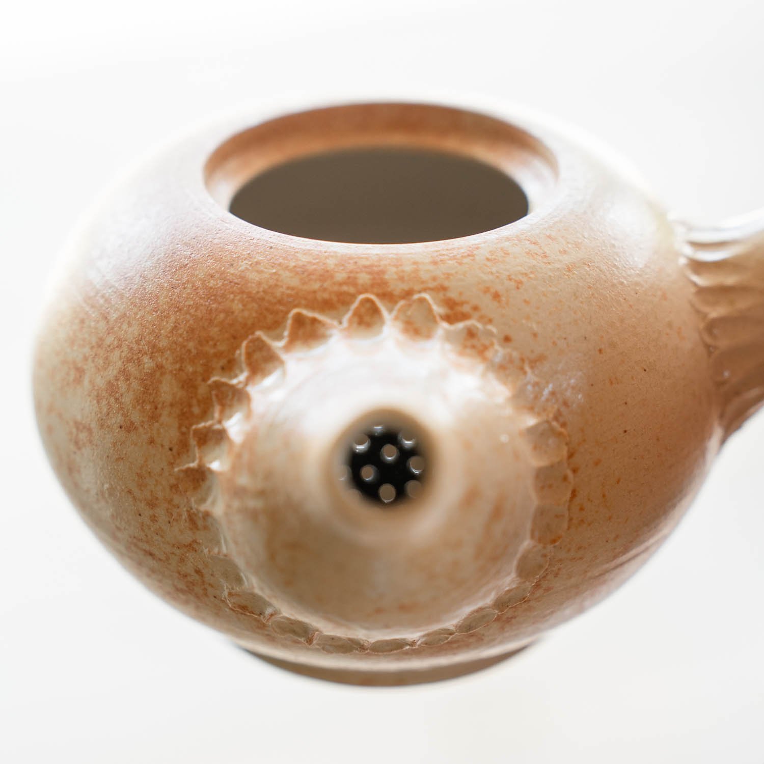 Filtre intégré Kyusu Théière grès balc Atelier Julien Bernier