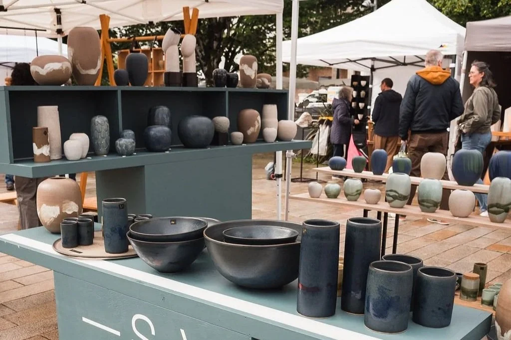 Stand de Sophie Albert céramiste au Festival Passion d'Argile à La Baule