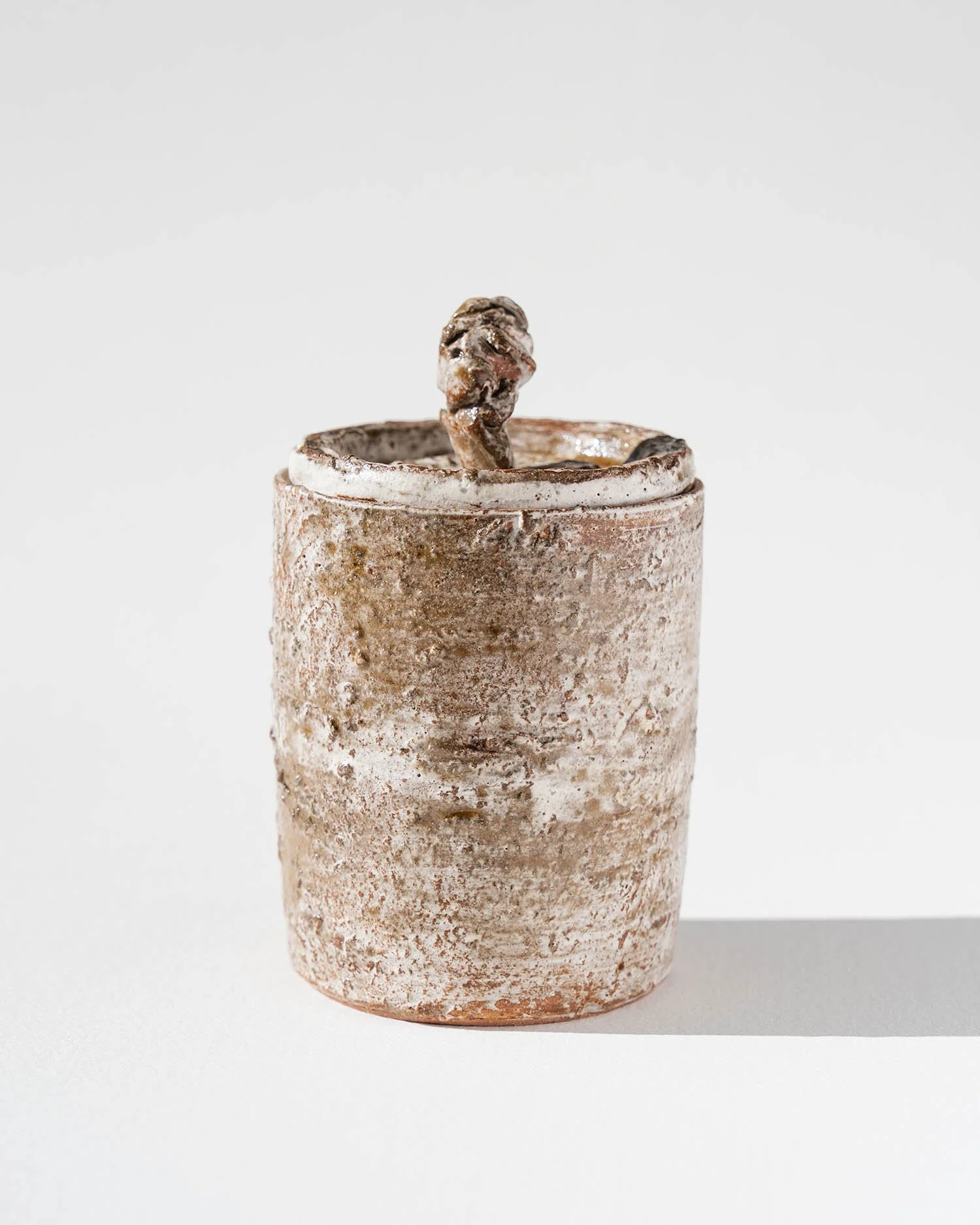 Boite à thé ou autres merveilles, Cha-ire en grès et émail de cendre #1