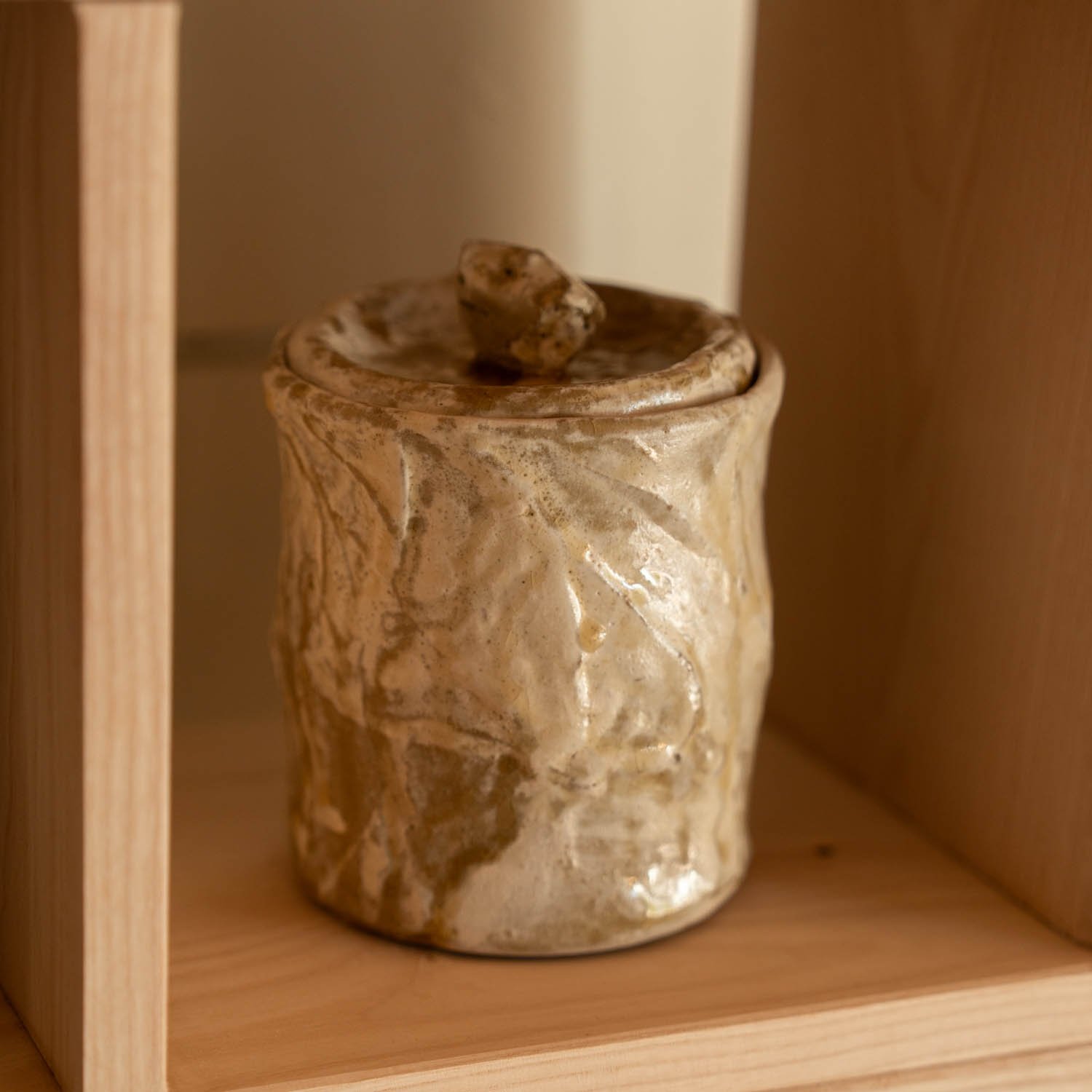 Cha-ire tourné émail de cendre Julien Bernier