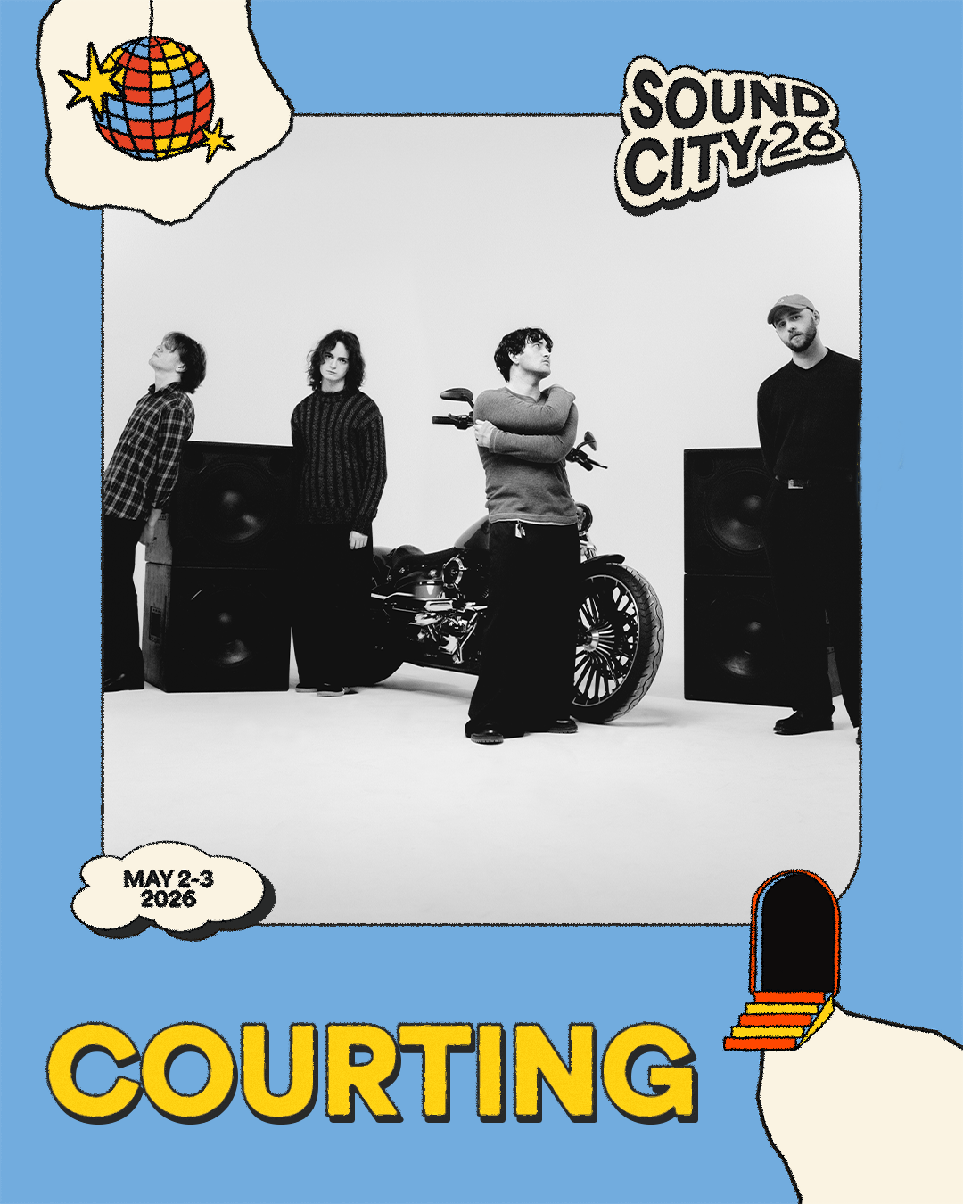 Courting - post-punk artist