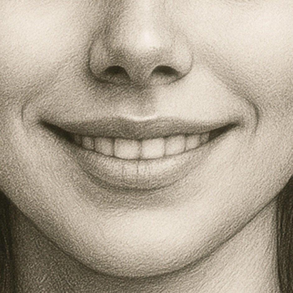 &ldquo;Her smile blooms without asking for attention.
A light that arrives unannounced , and stays.&rdquo;