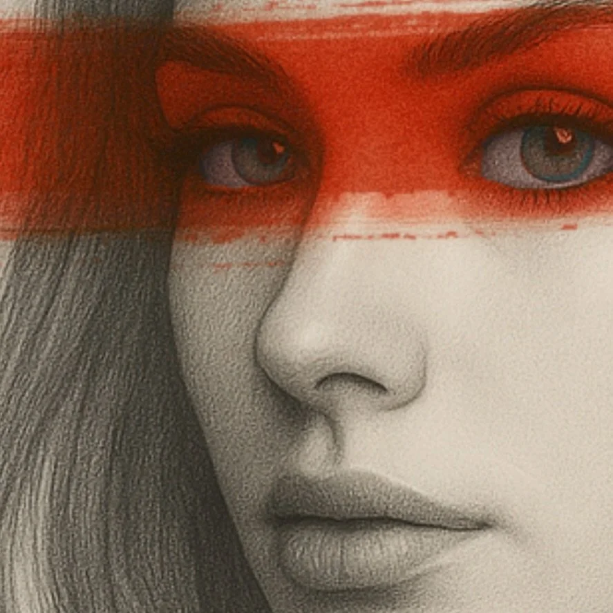 &ldquo;Her gaze doesn&rsquo;t confront, it observes. Poised on the edge of movement, she holds the kind of attention that sees before it decides.&rdquo;