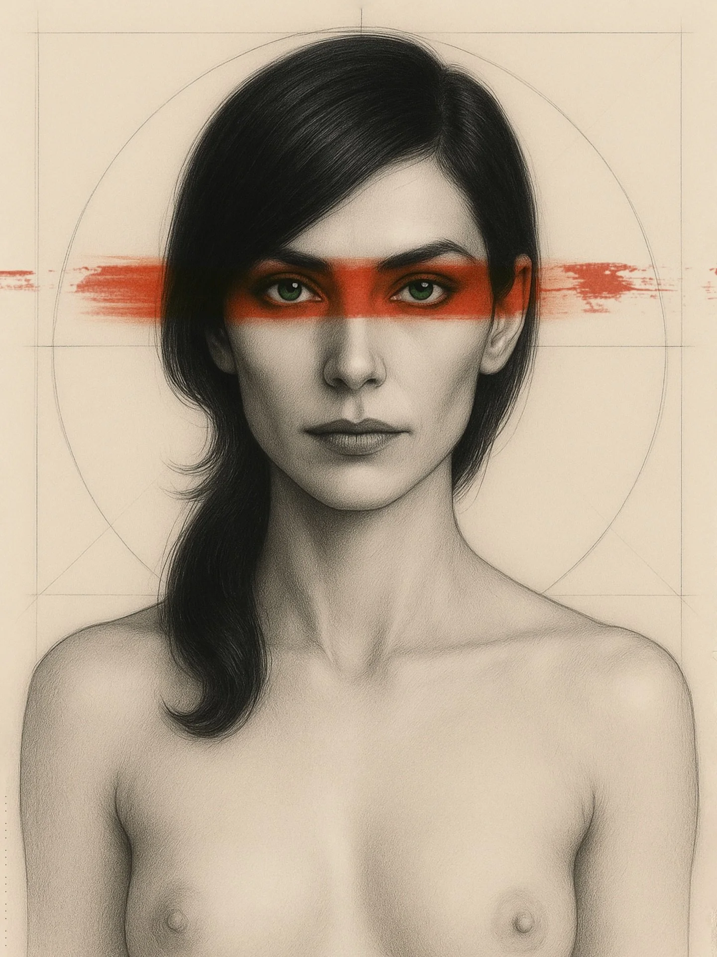 Silentium &ndash; Genesis Edition
&ldquo;The red stroke becomes a declaration. Not fire unleashed,
but fire mastered. Here, silence is not absence, it is control.&rdquo;